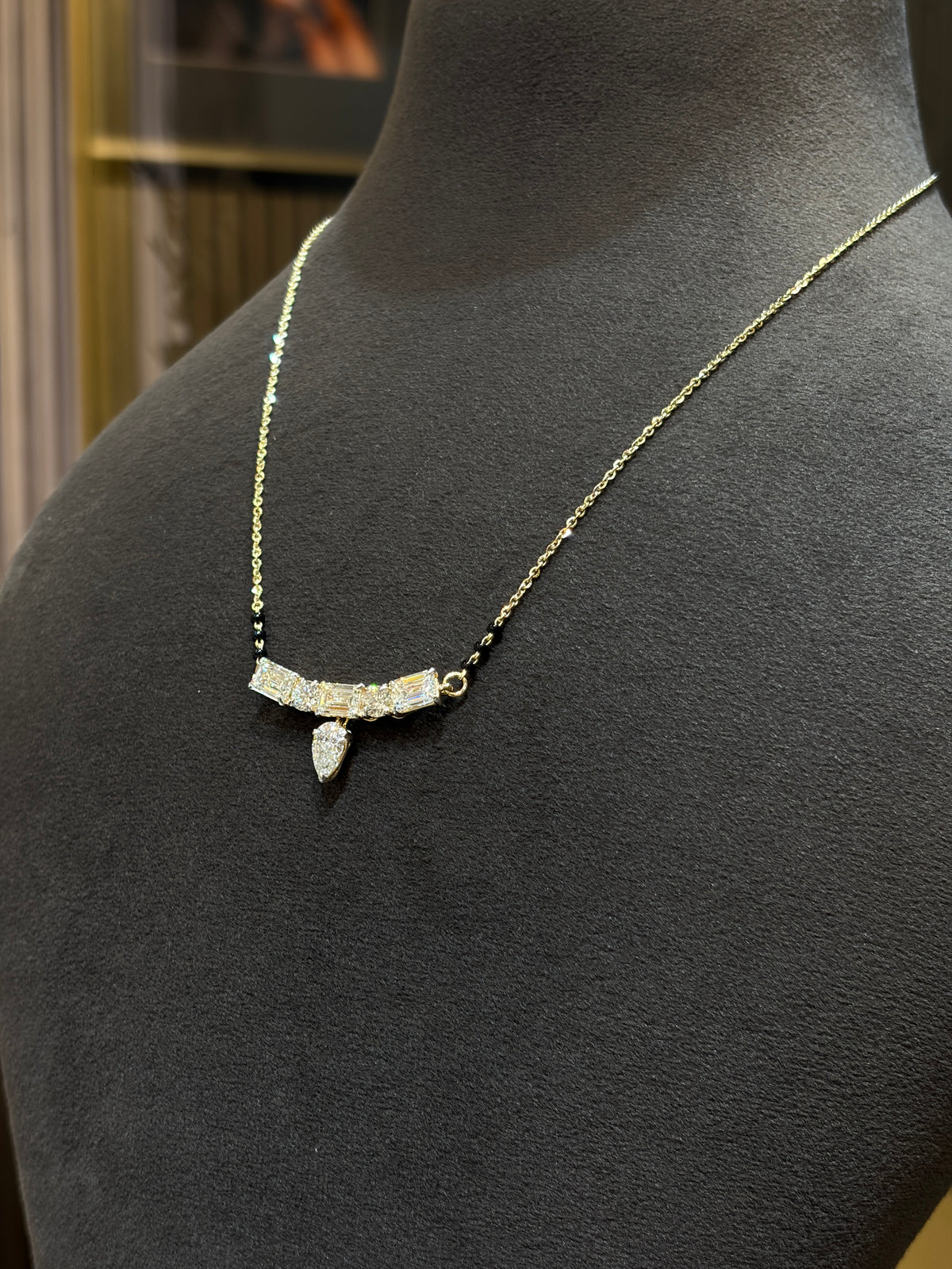 Shakti Calorn Lab Grown Diamond Mangalsutra