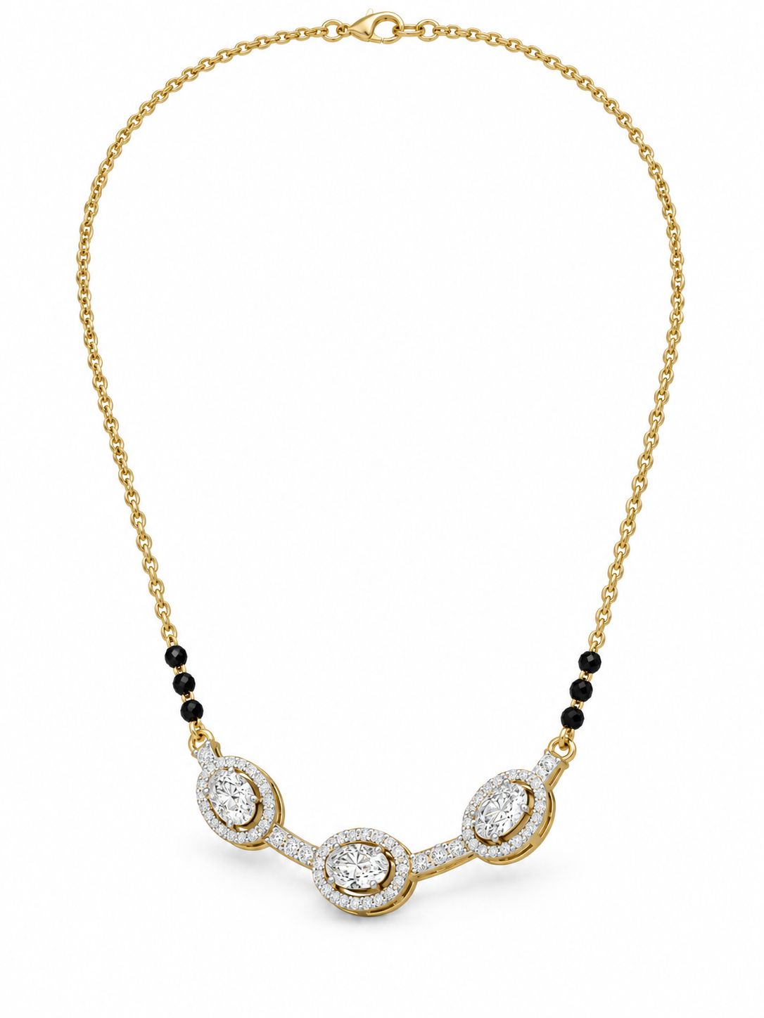 Auspice Drolith Lab Grown Diamond Mangalsutra