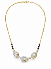 Auspice Drolith Lab Grown Diamond Mangalsutra