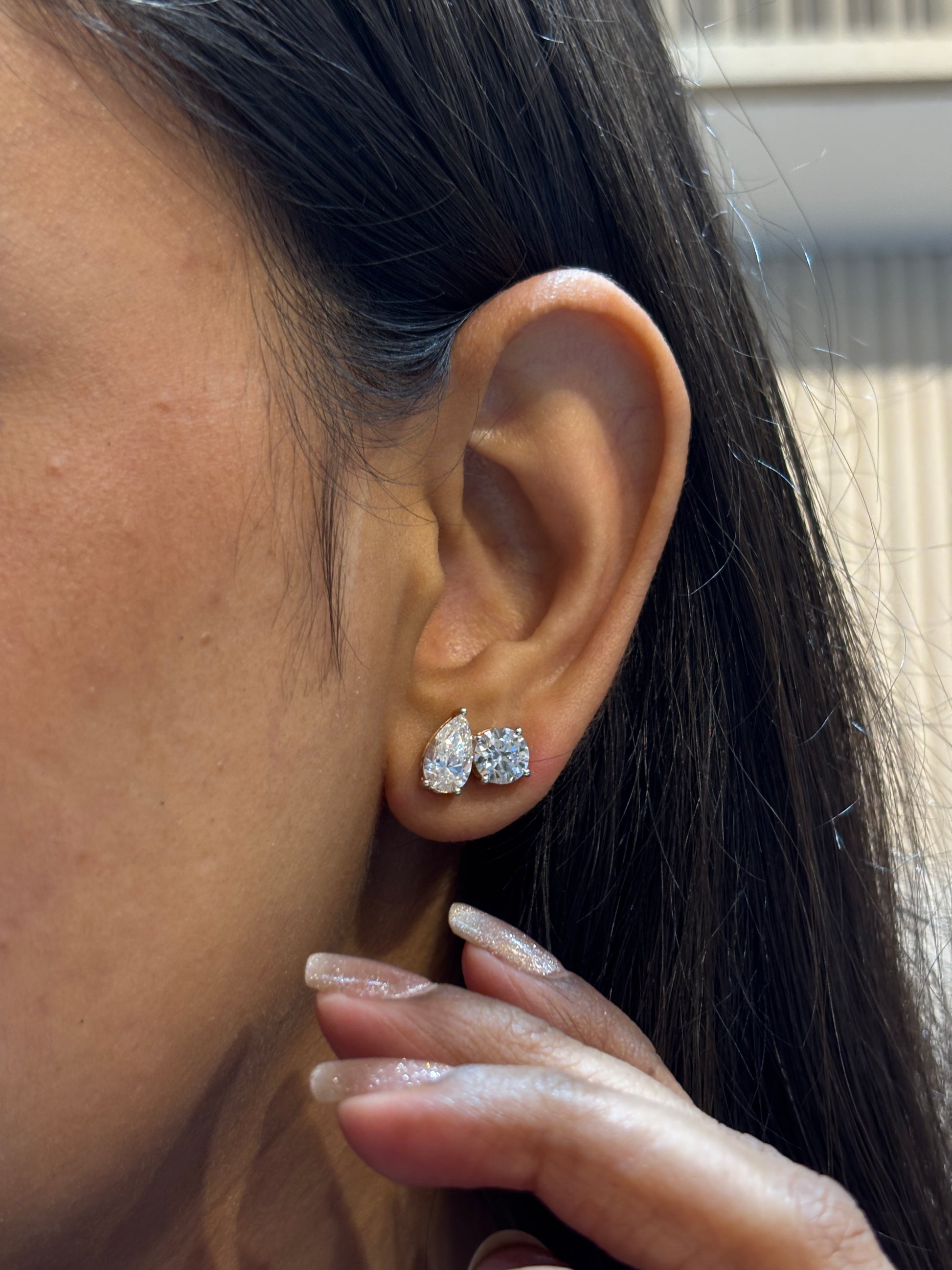 Crystal Allure Lab Diamond Earring