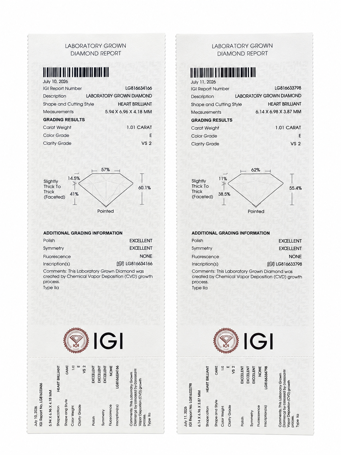 Zoraya Mircal Lab Grown Diamond Earring
