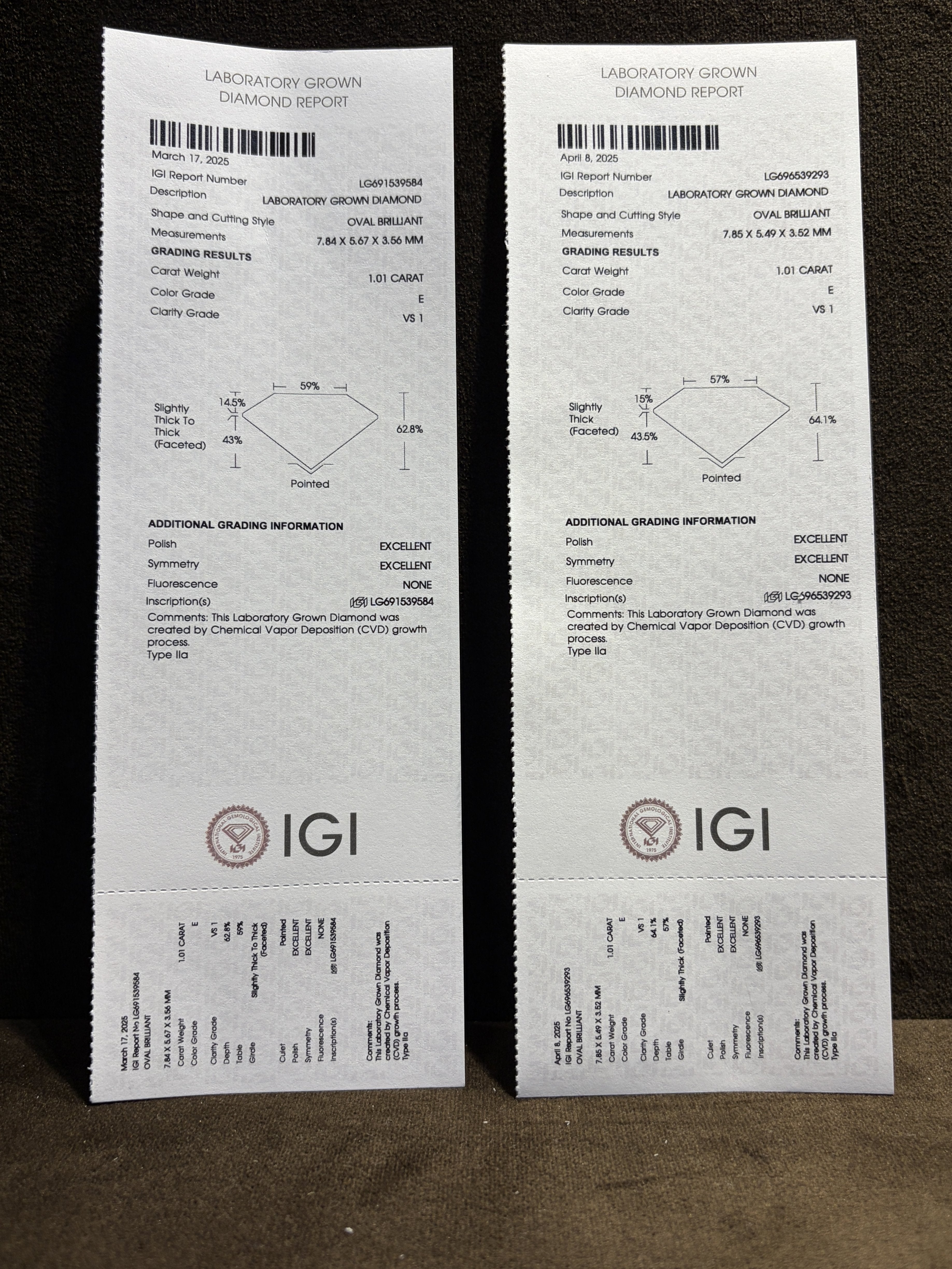 Altro 2.5ct Oval Lab Diamond Earrings Yellow / 14KT