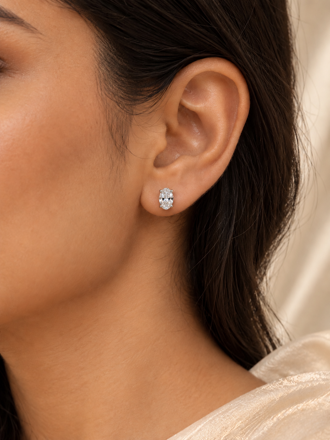 Alexandra Dolce Lab Diamond Earrings