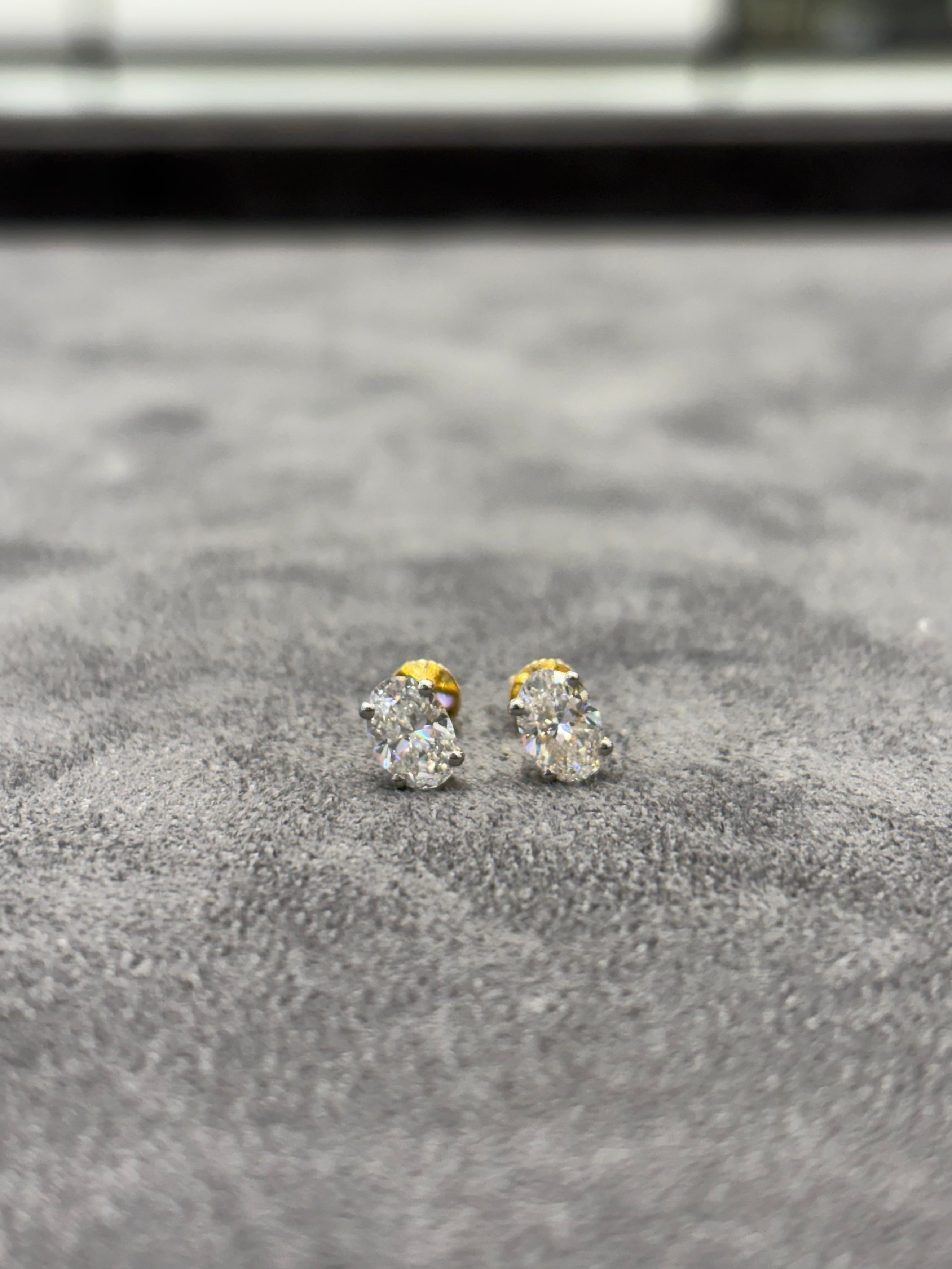 Alexandra Dolce Lab Diamond Earrings