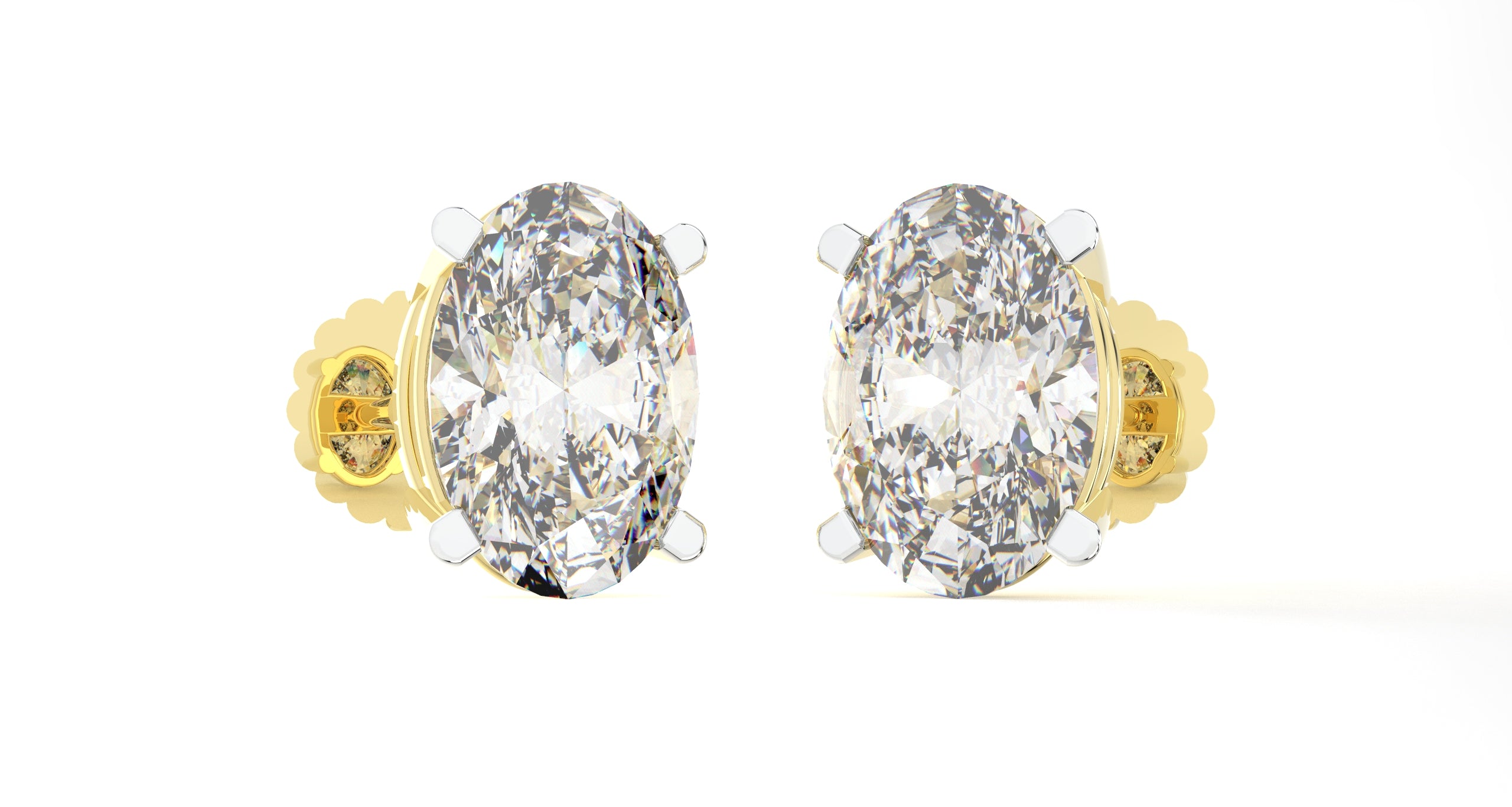 Lanying Lab Diamond Earring – Dramatic & Delicate