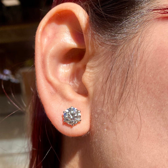 organic Lab Grown Diamond Earrings - Fiona Diamonds - Fiona Diamonds