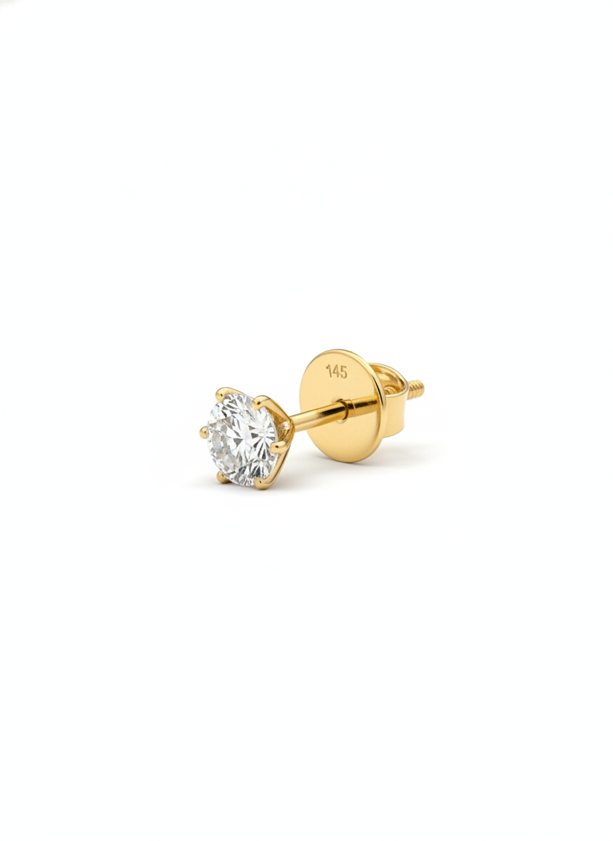 Dune Stud Lab Diamond Earring