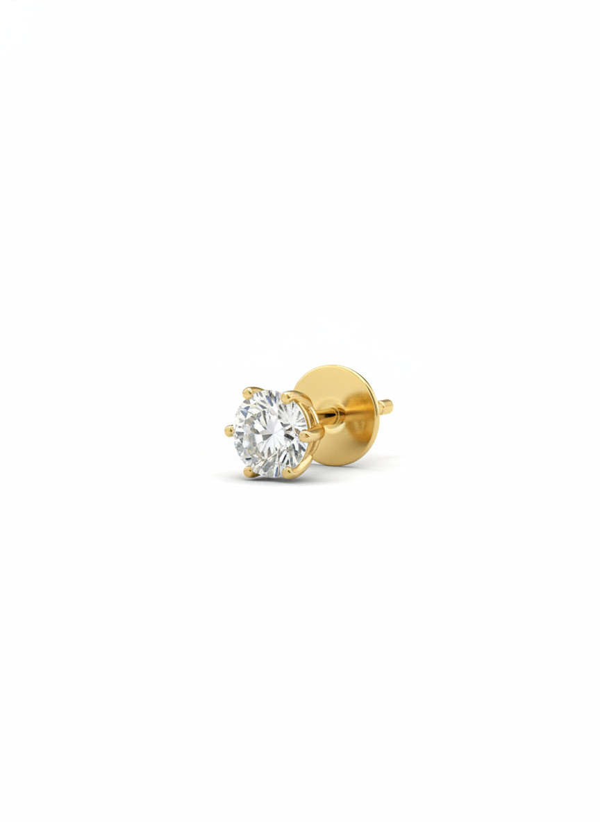 Dune Stud Lab Diamond Earring
