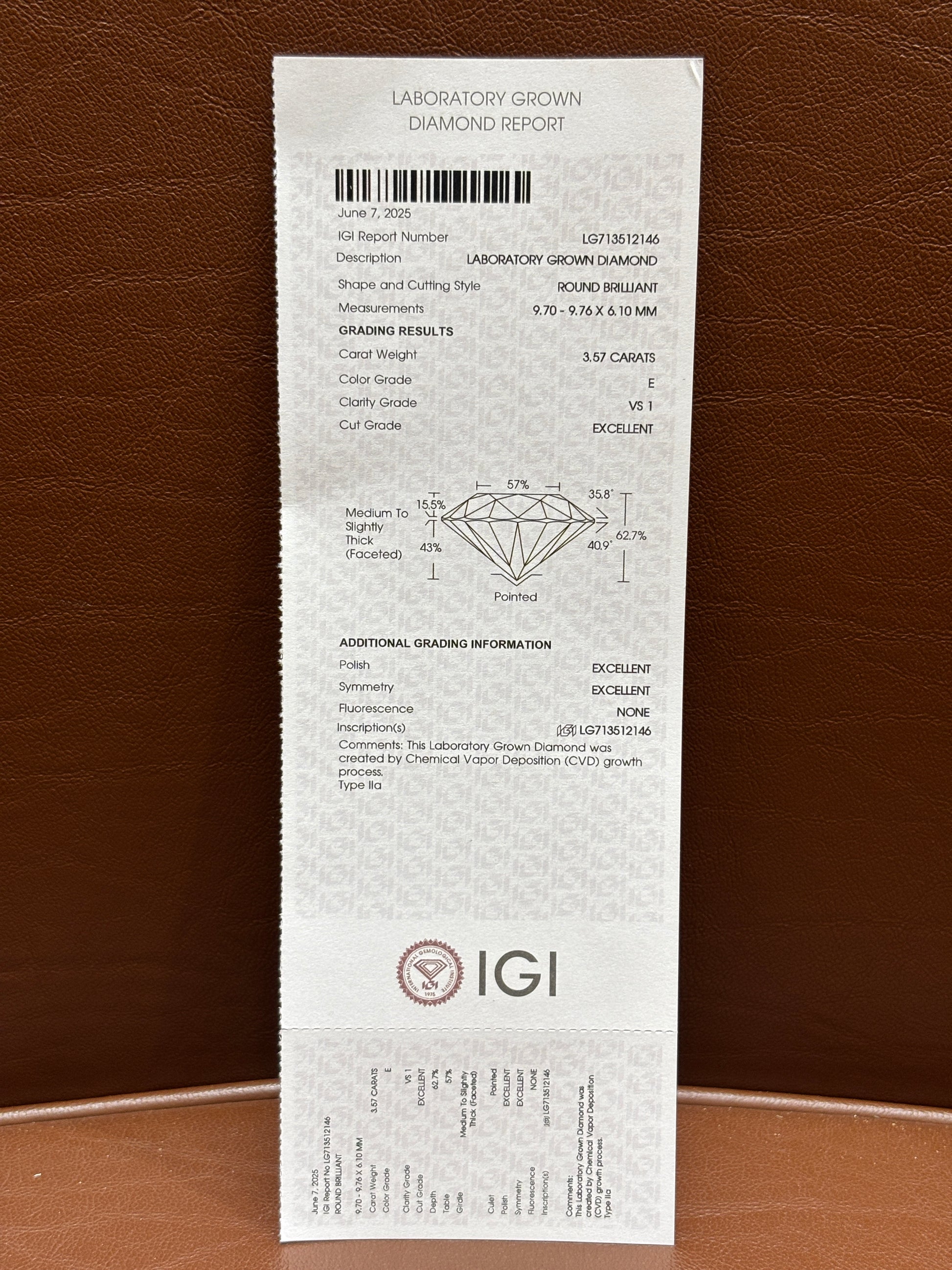 Sena Tide Lab Diamond Earring