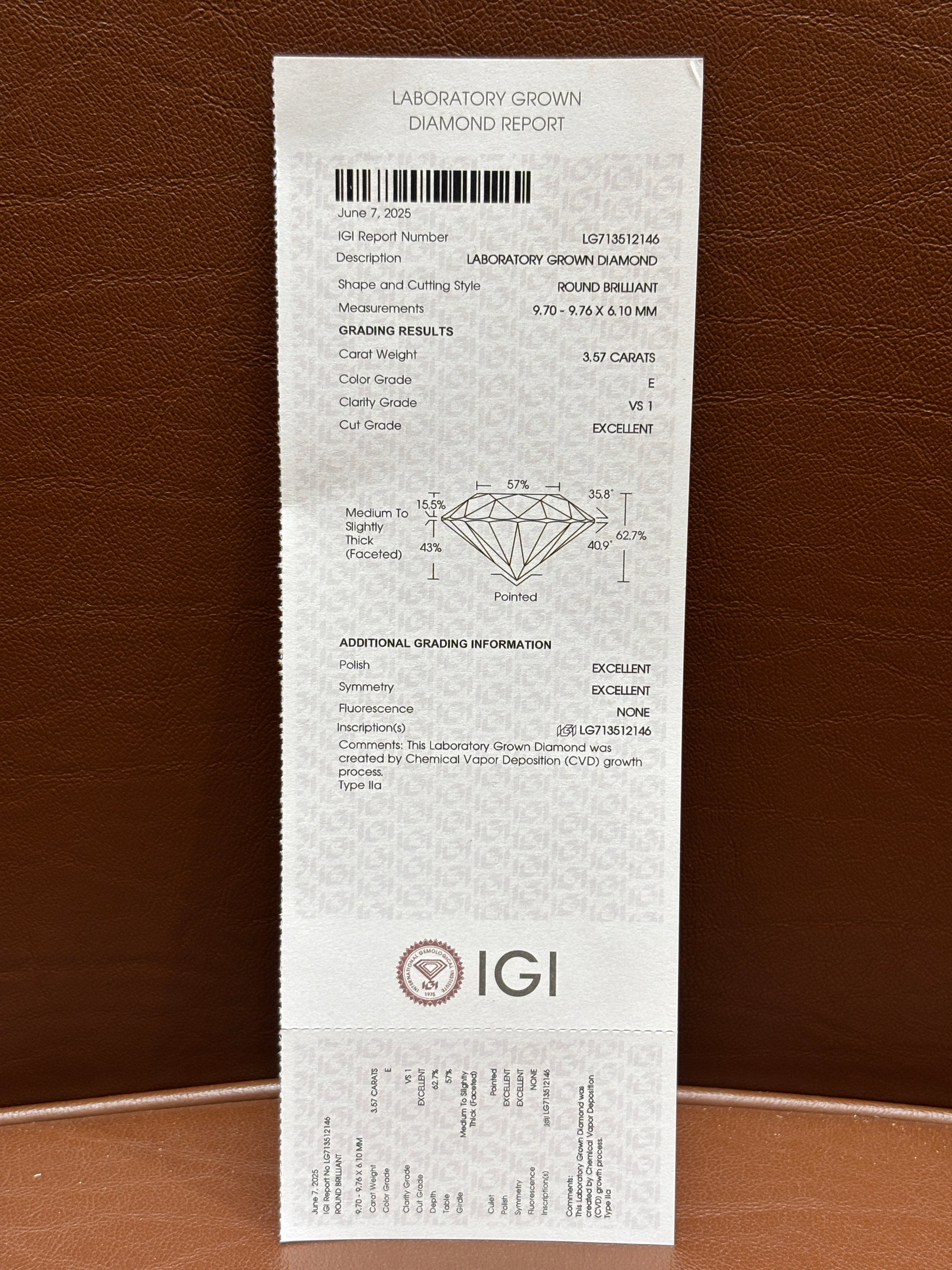 Sena Tide Lab Diamond Earring