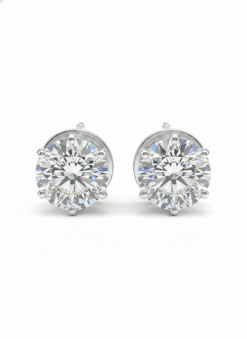 Lyra Pierce Lab Diamond Earring