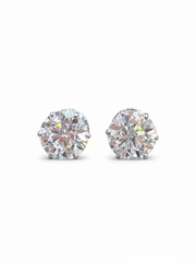 Aevum 2ct Lab Diamond Solitaire Stud Earring