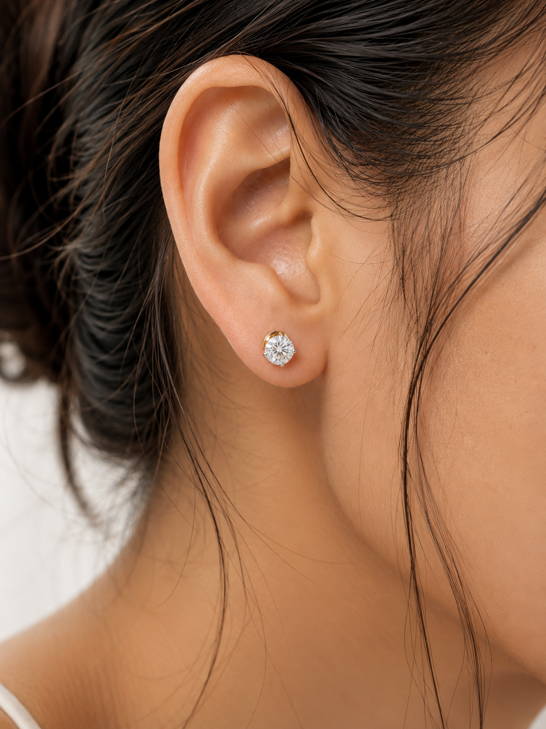 Celestine Lab Diamond Earring