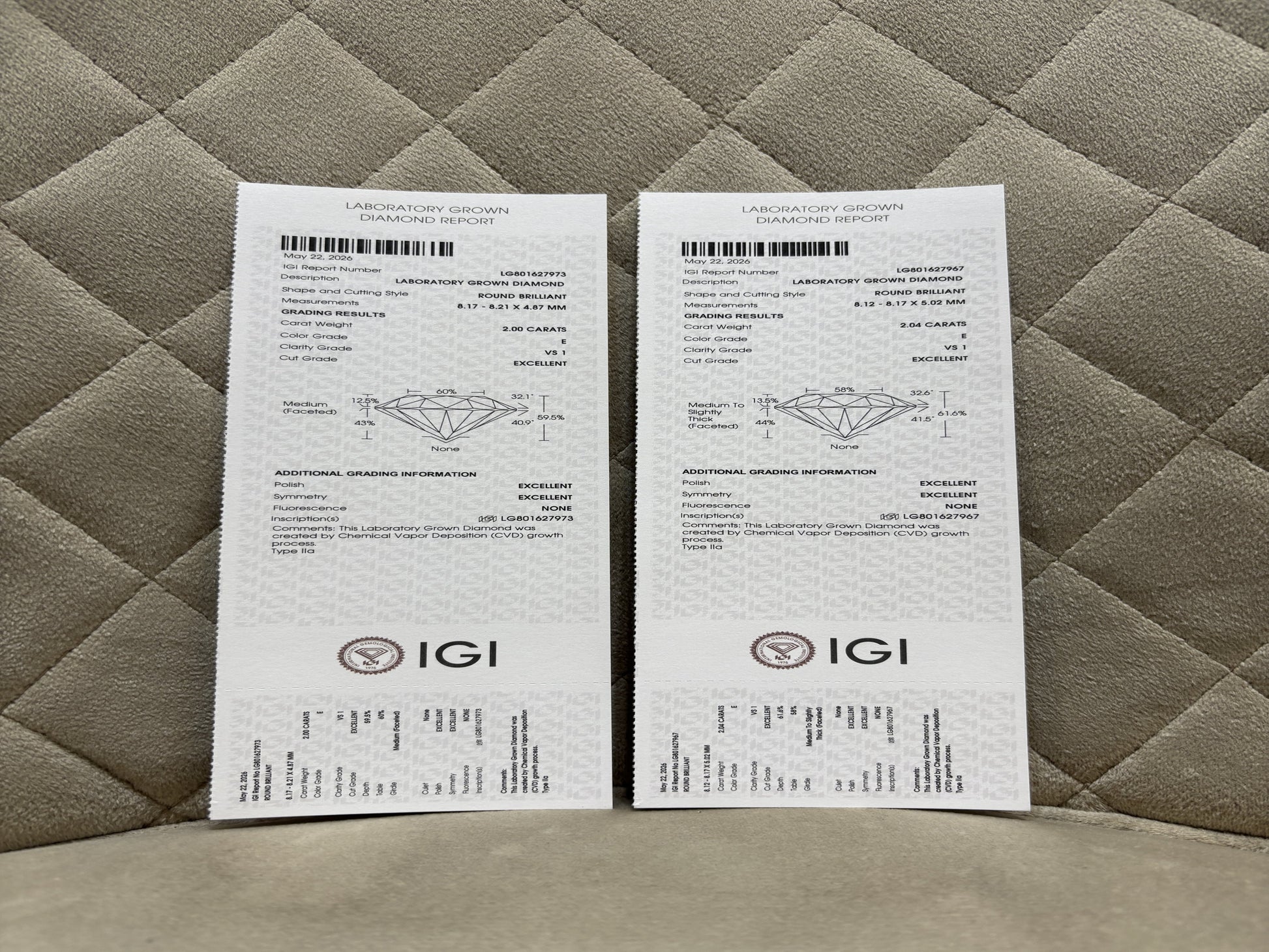 Irven Straex Lab Diamond Earring