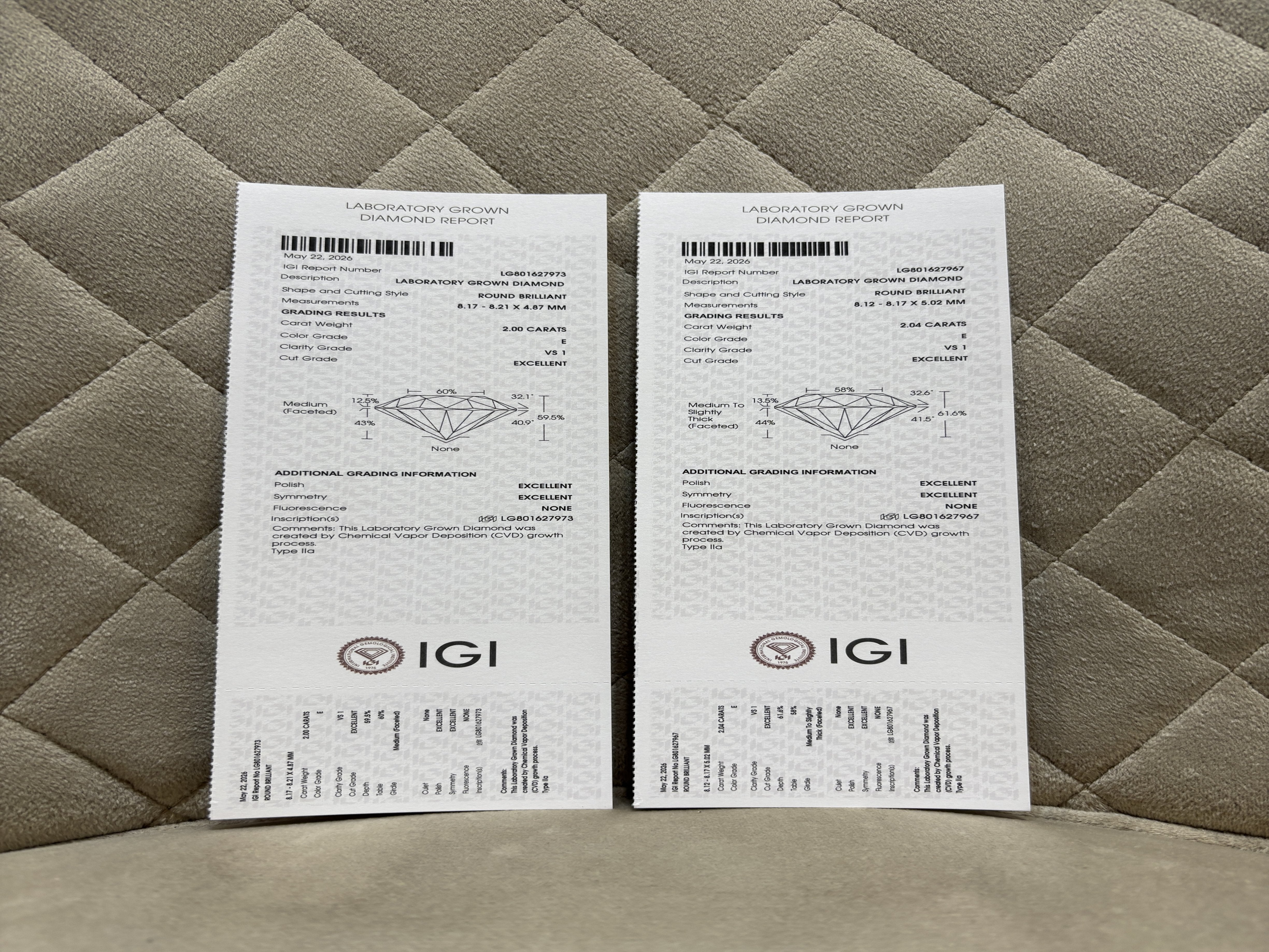 Irven Straex Lab Diamond Earring