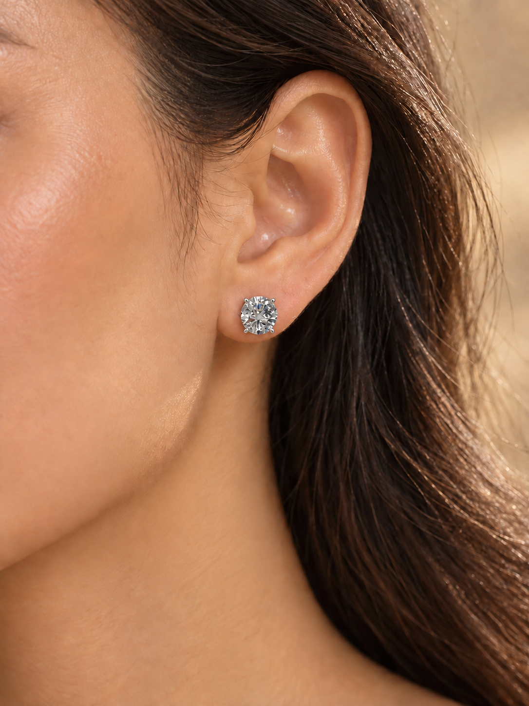 Zevrane Solthi Lab Grown Diamond Earring