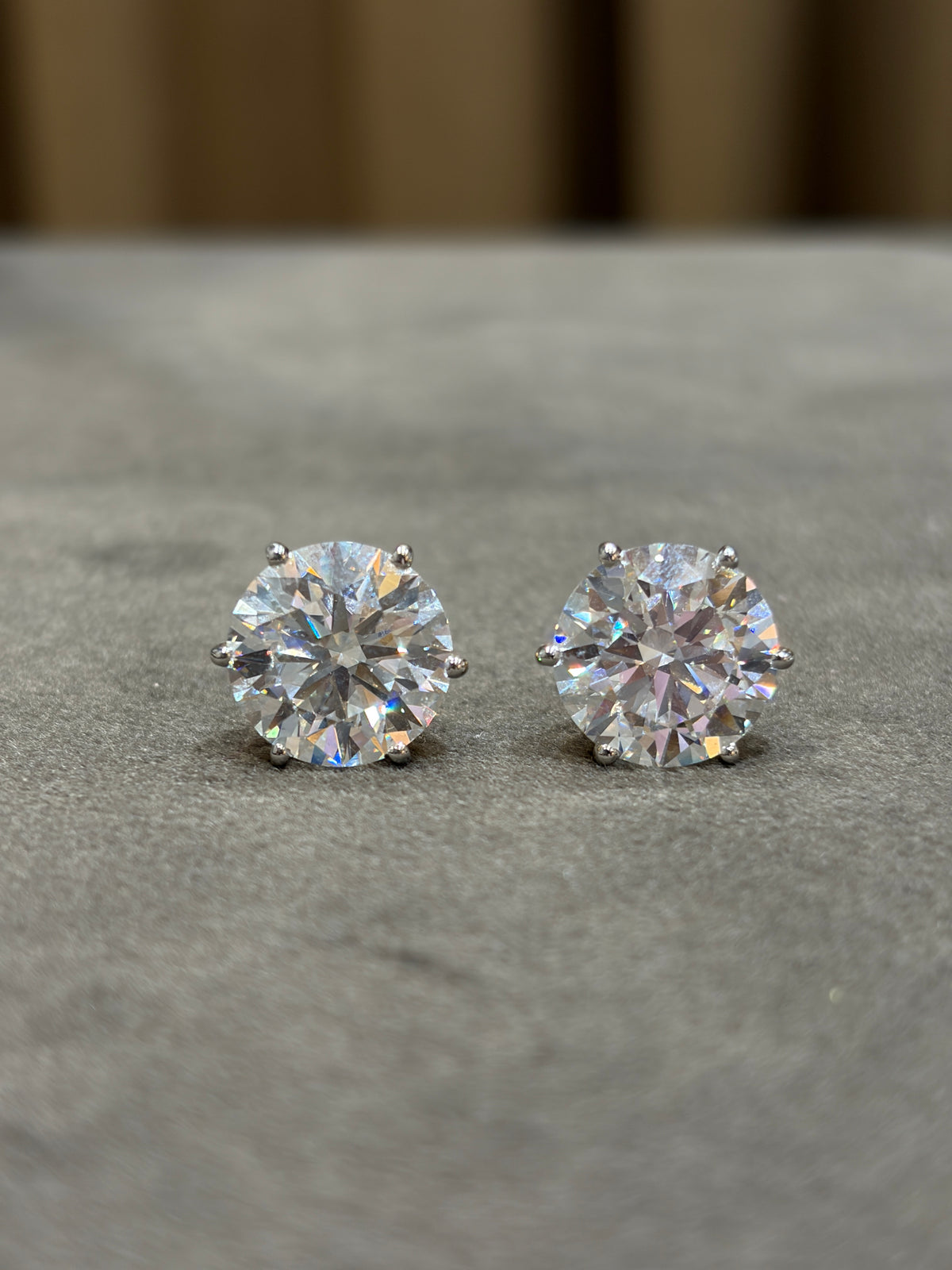 Raina Arc Lab Diamond Earrings