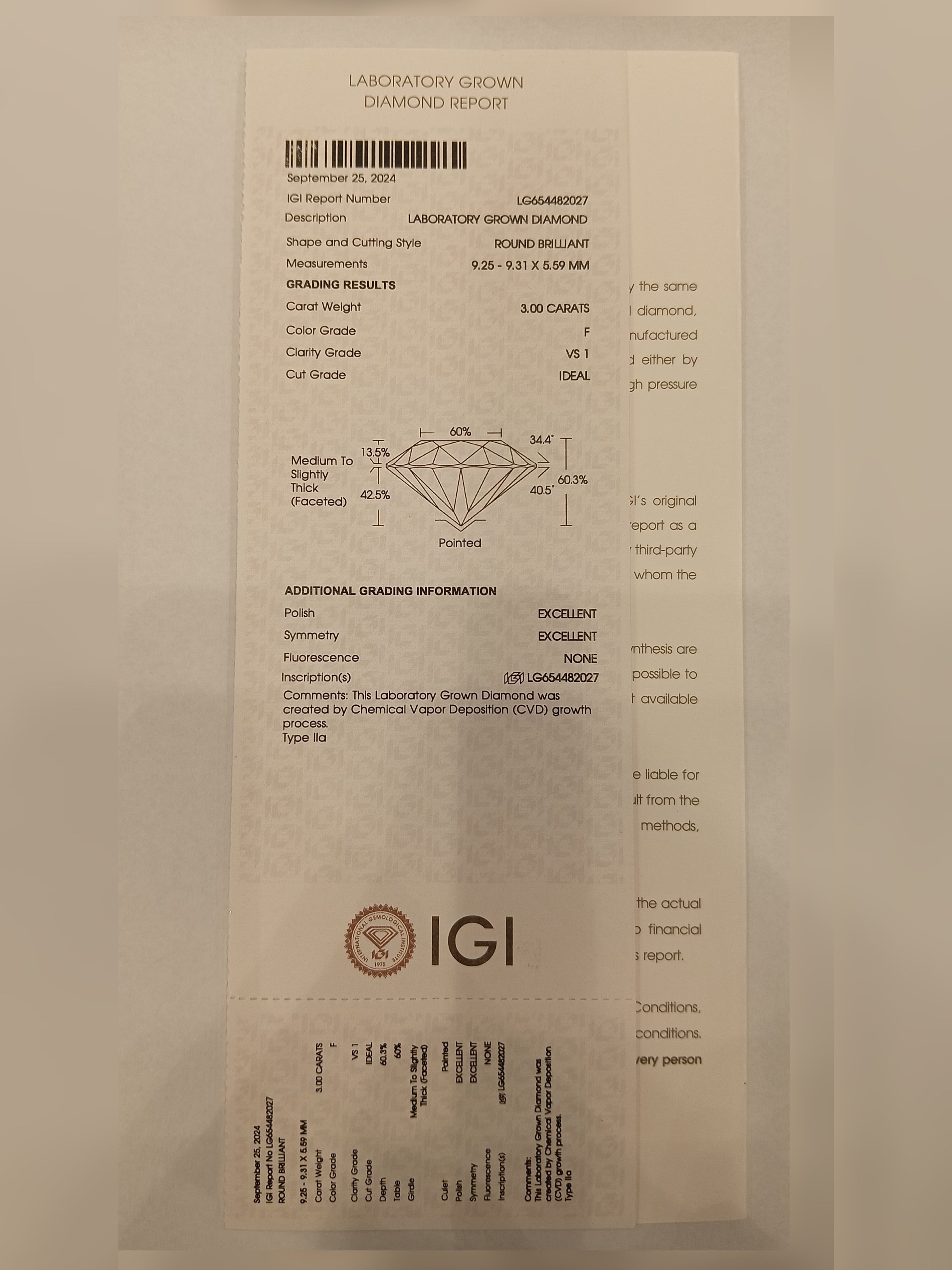 Chunxiao 3ct Lab Diamond Earring – Serene & Stylish