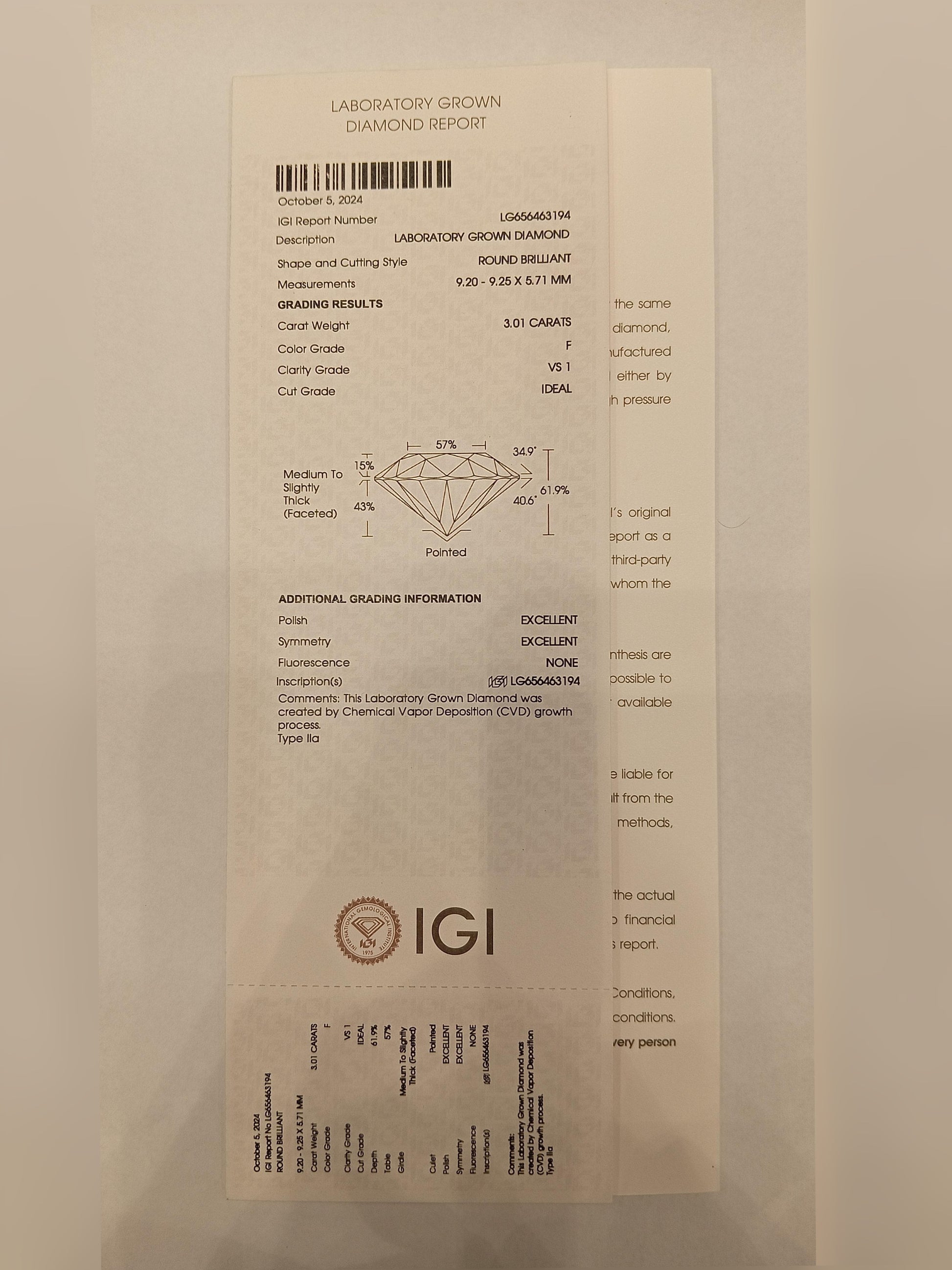 Chunxiao 3ct Lab Diamond Earring – Serene & Stylish