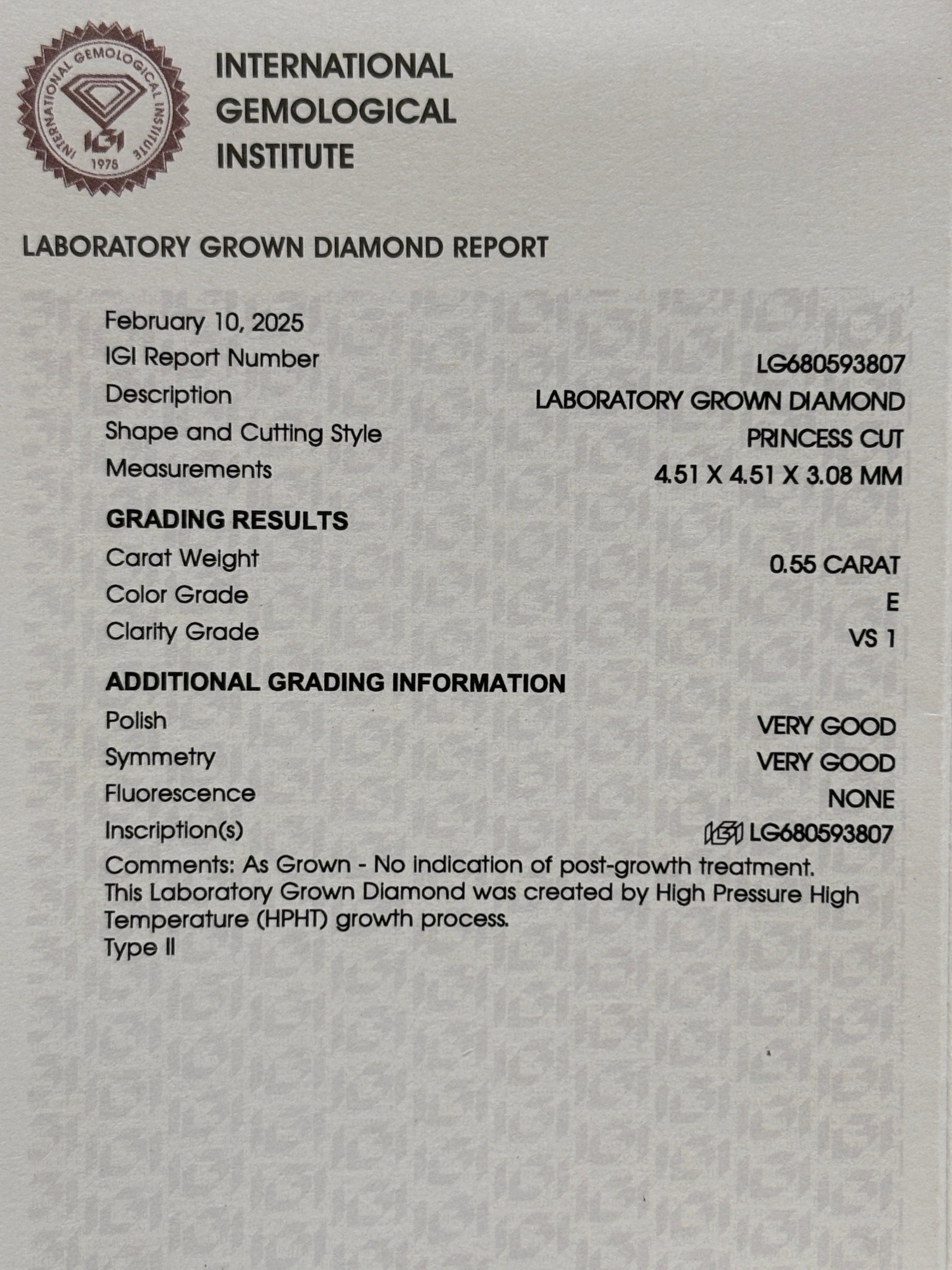 Esha Glow Lab Diamond Earring