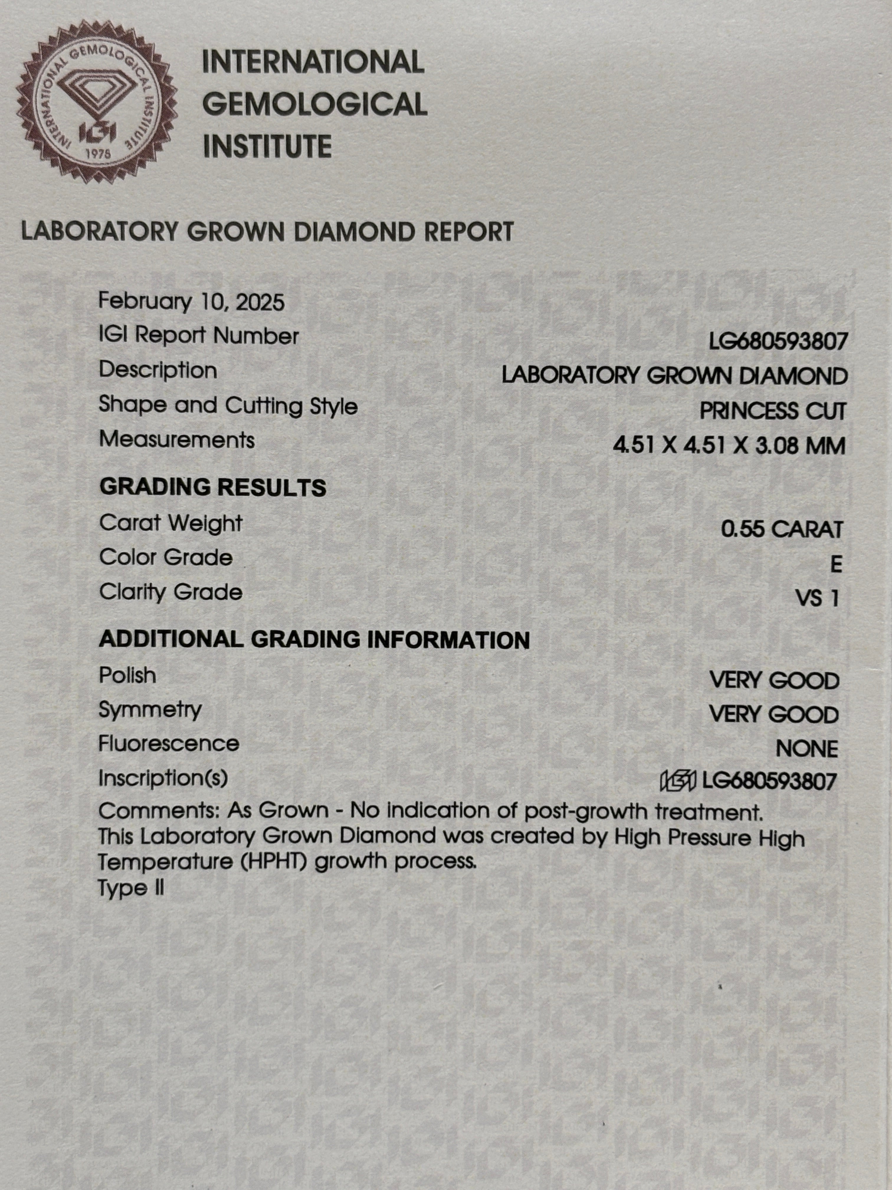 Esha Glow Lab Diamond Earring