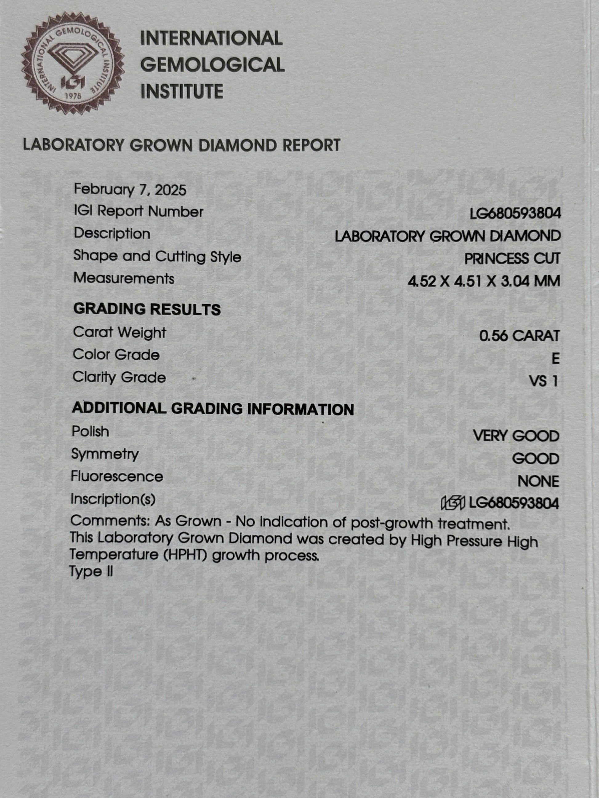 Esha Glow Lab Diamond Earring