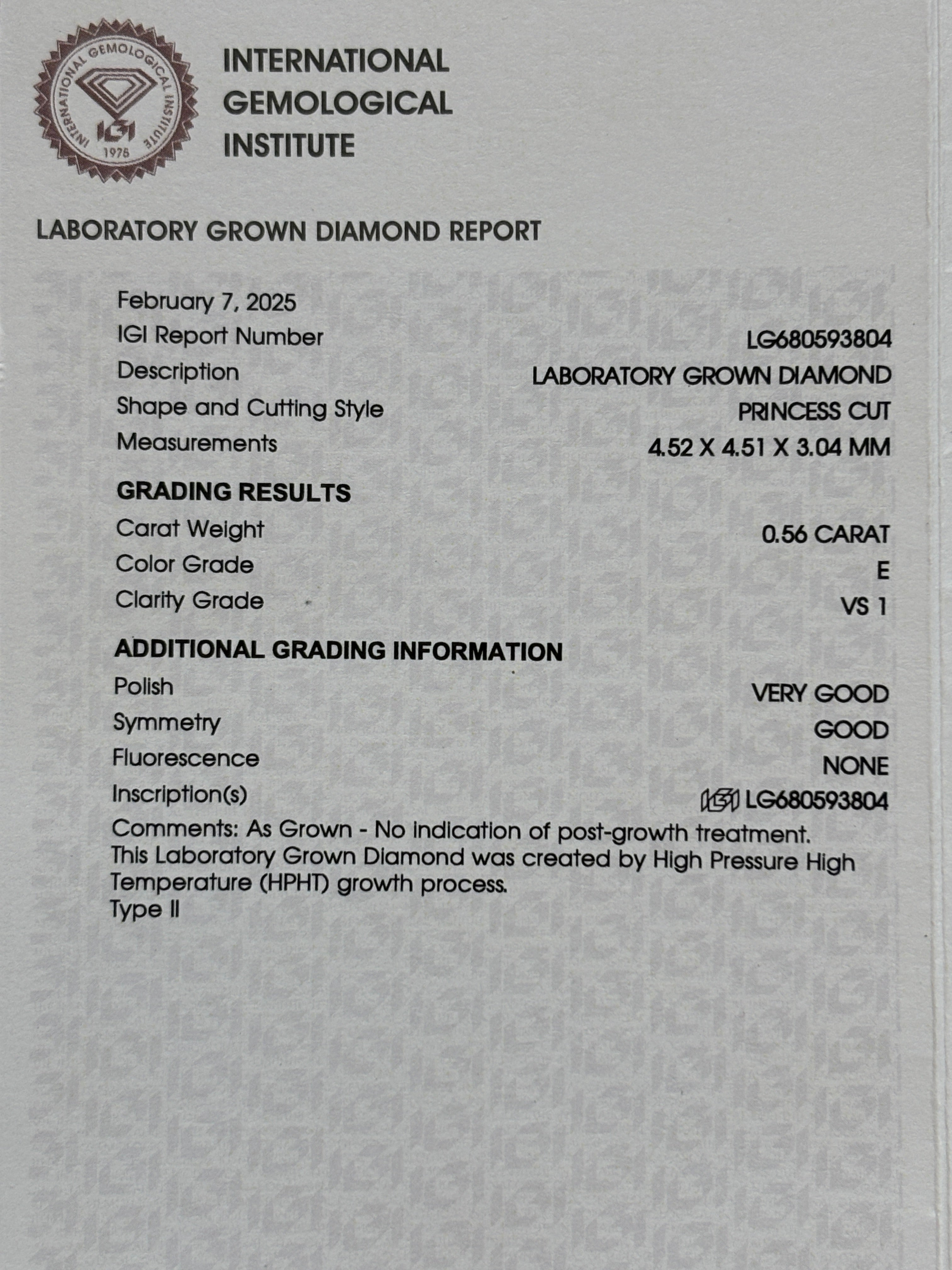 Esha Glow Lab Diamond Earring