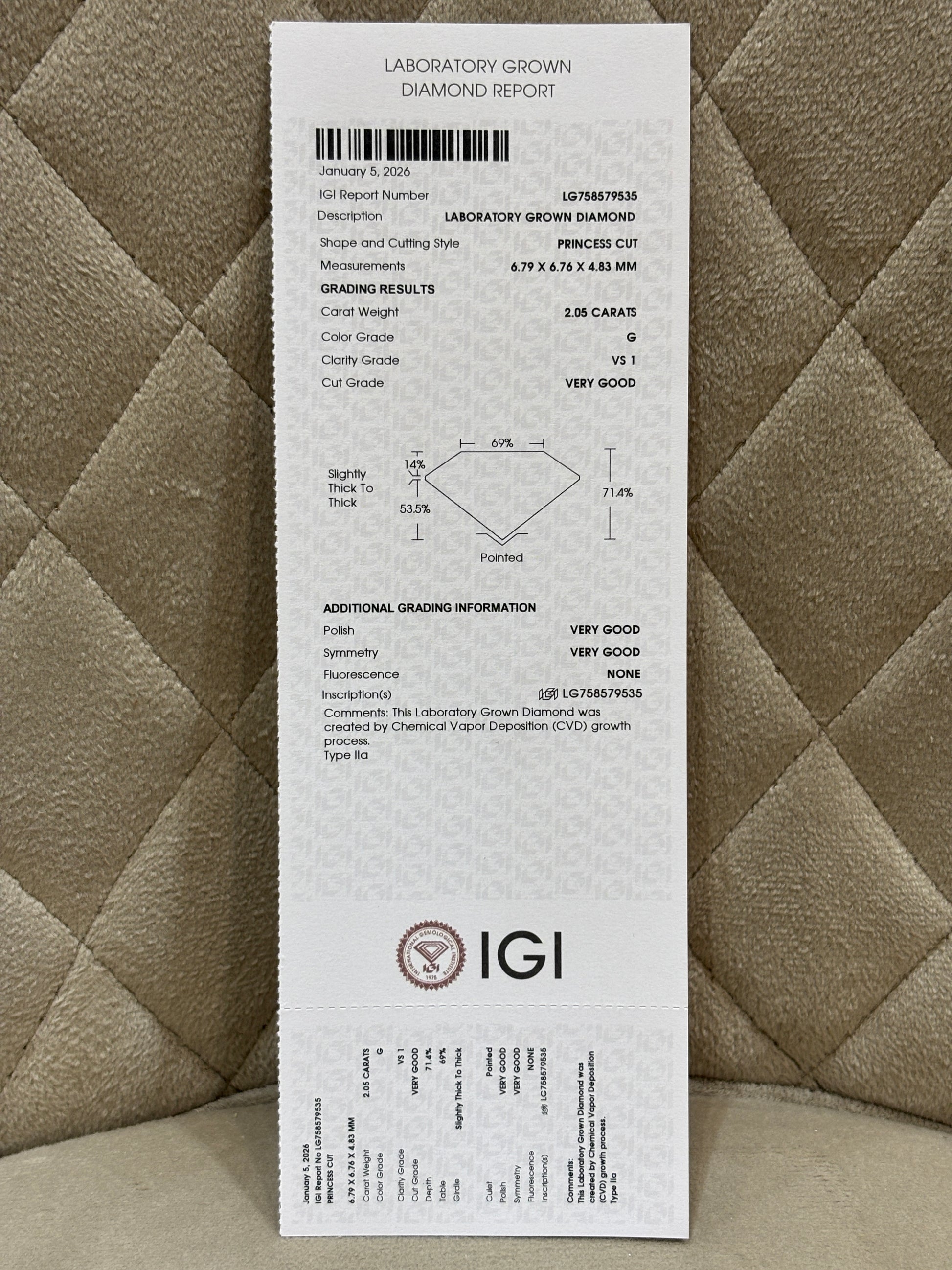 Byxeth Vornn Lab Diamond Earring