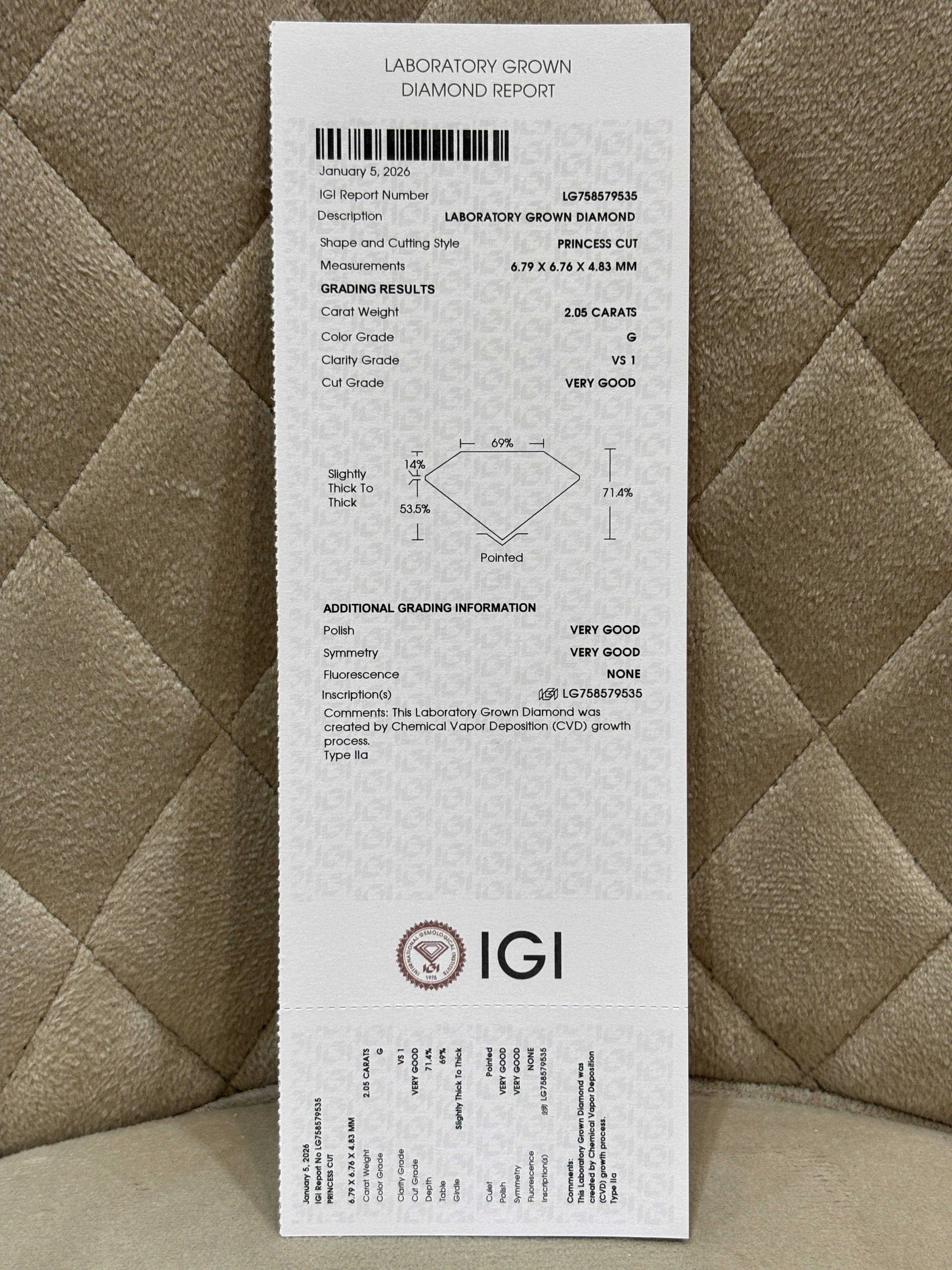 Byxeth Vornn Lab Diamond Earring