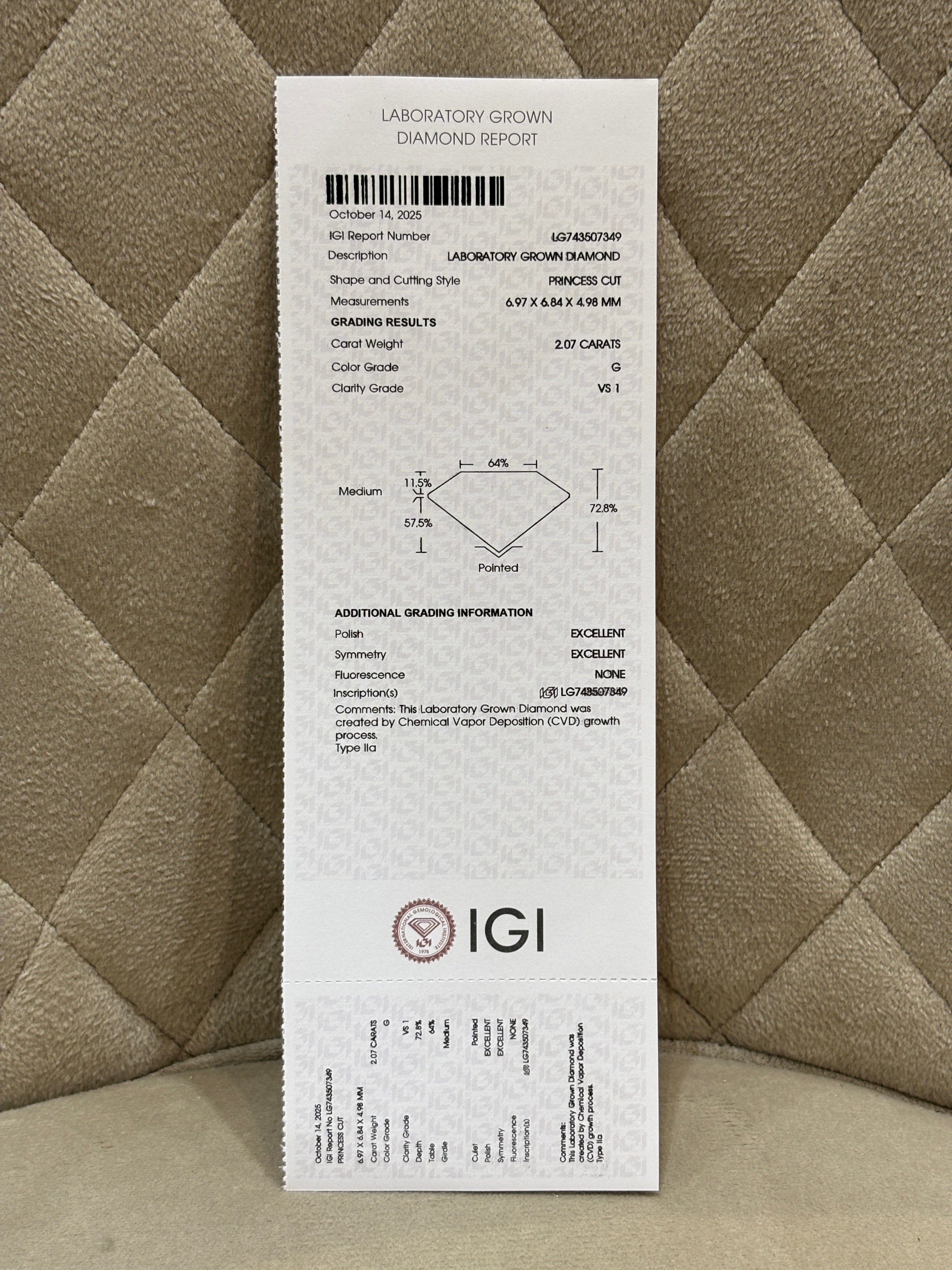 Byxeth Vornn Lab Diamond Earring