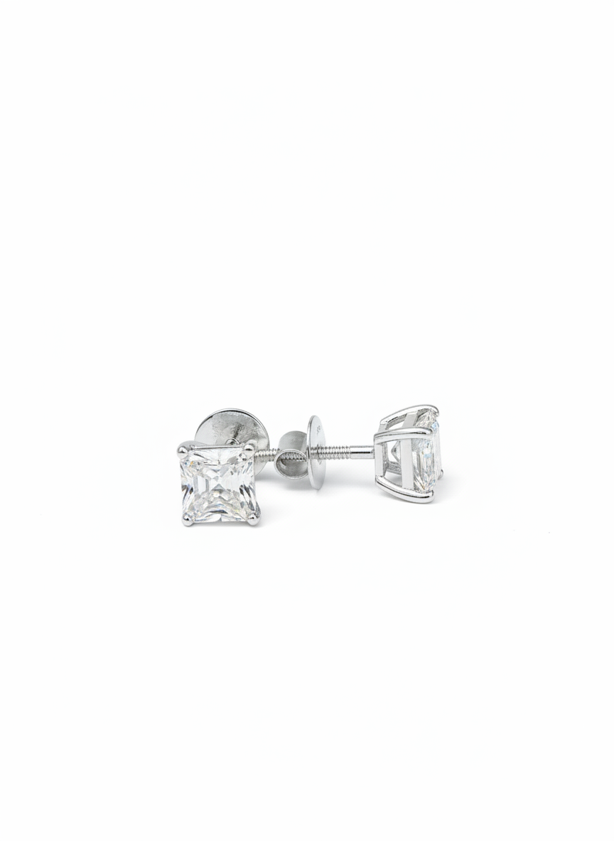 Infinite Halo Lab Diamond Earring