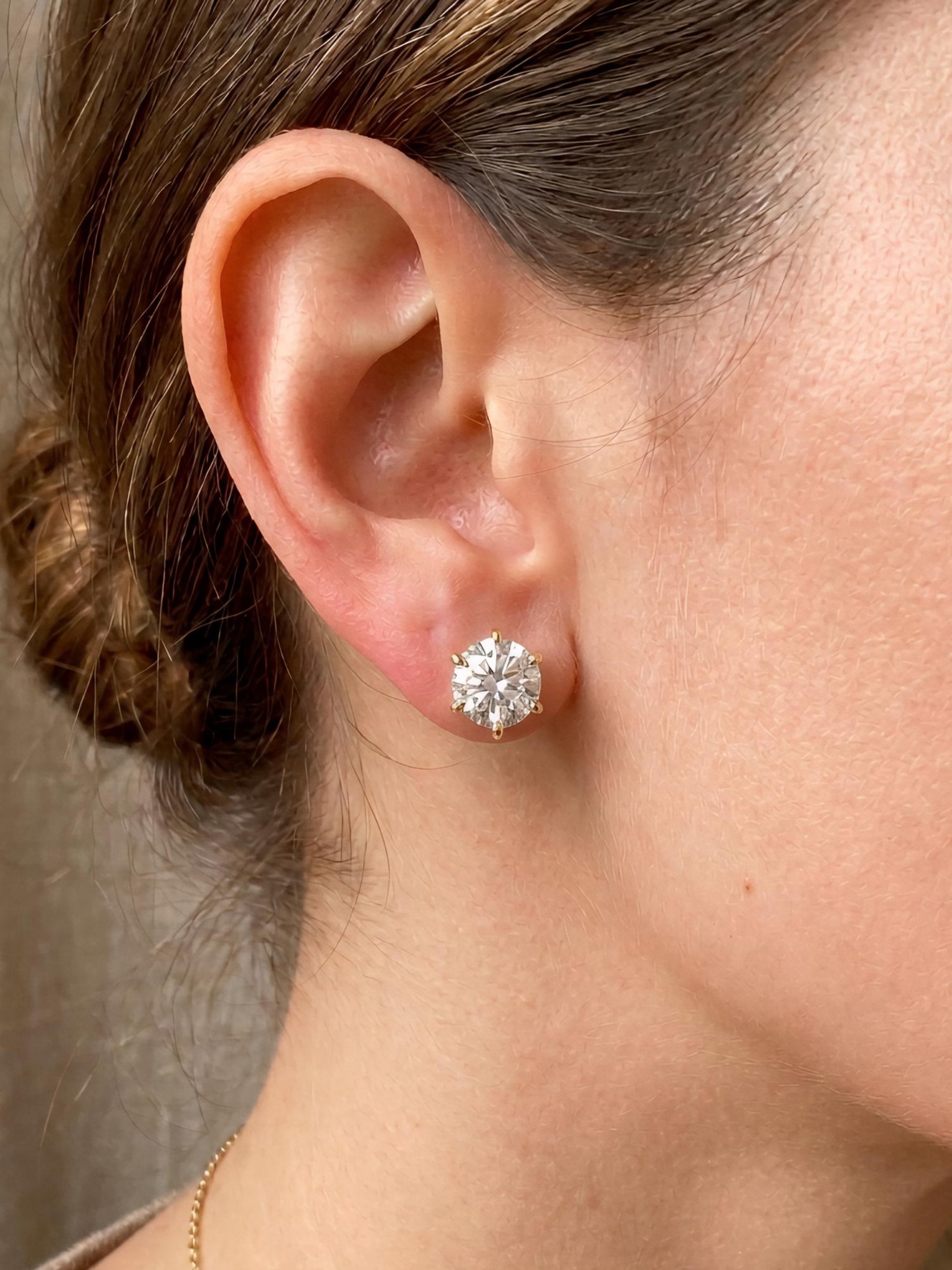 Trelvin Naex Lab Diamond Earring