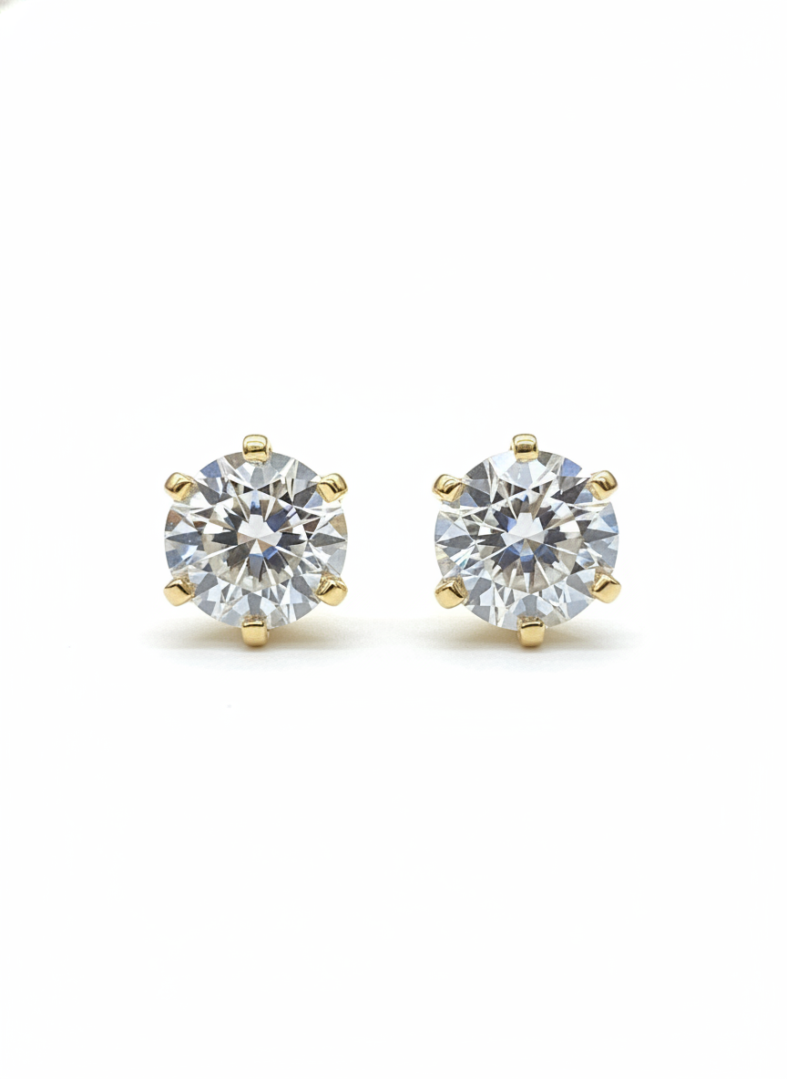 Lumen Hoop Lab Diamond Earring