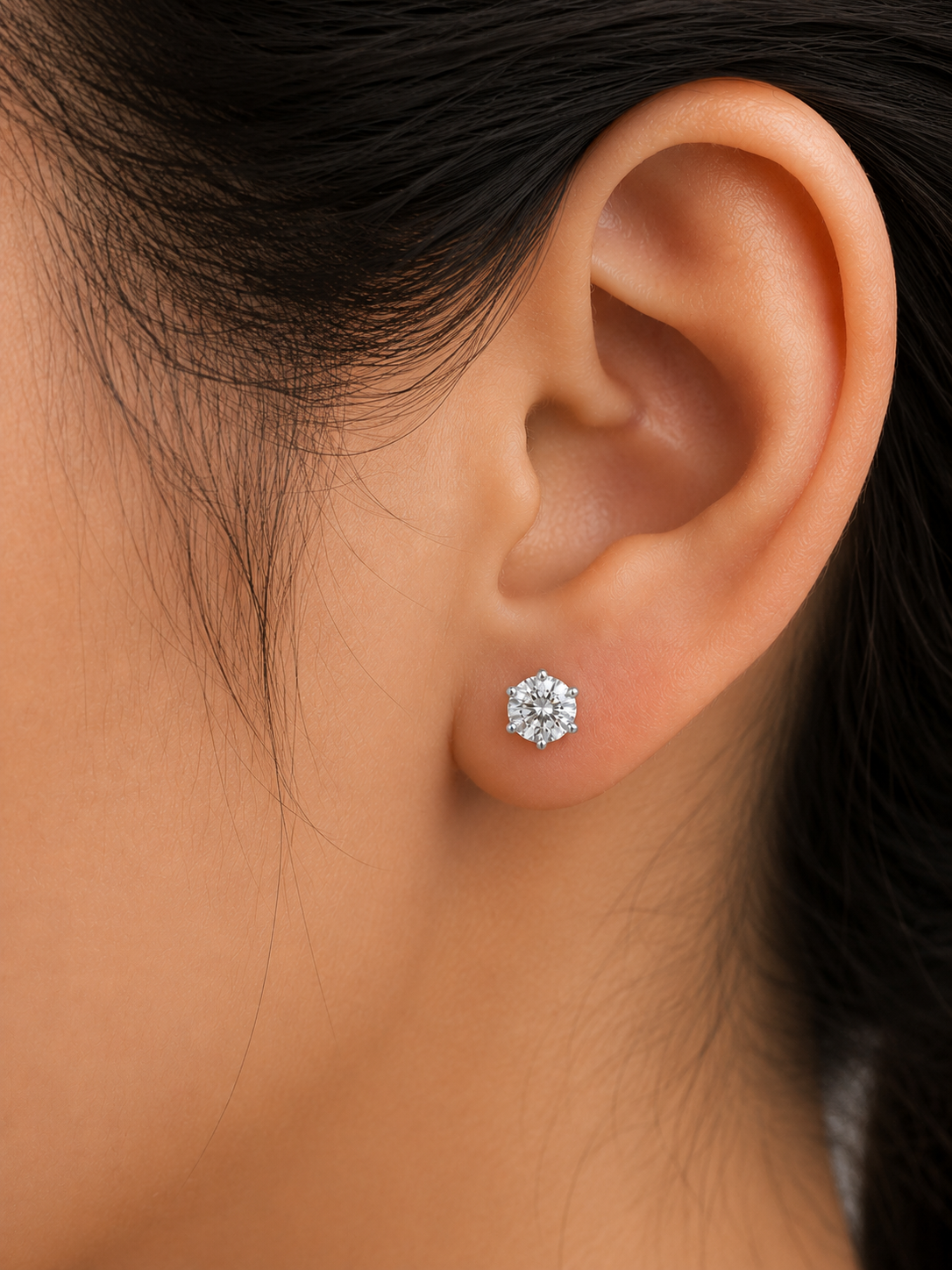 Coralie Lab Diamond Earring