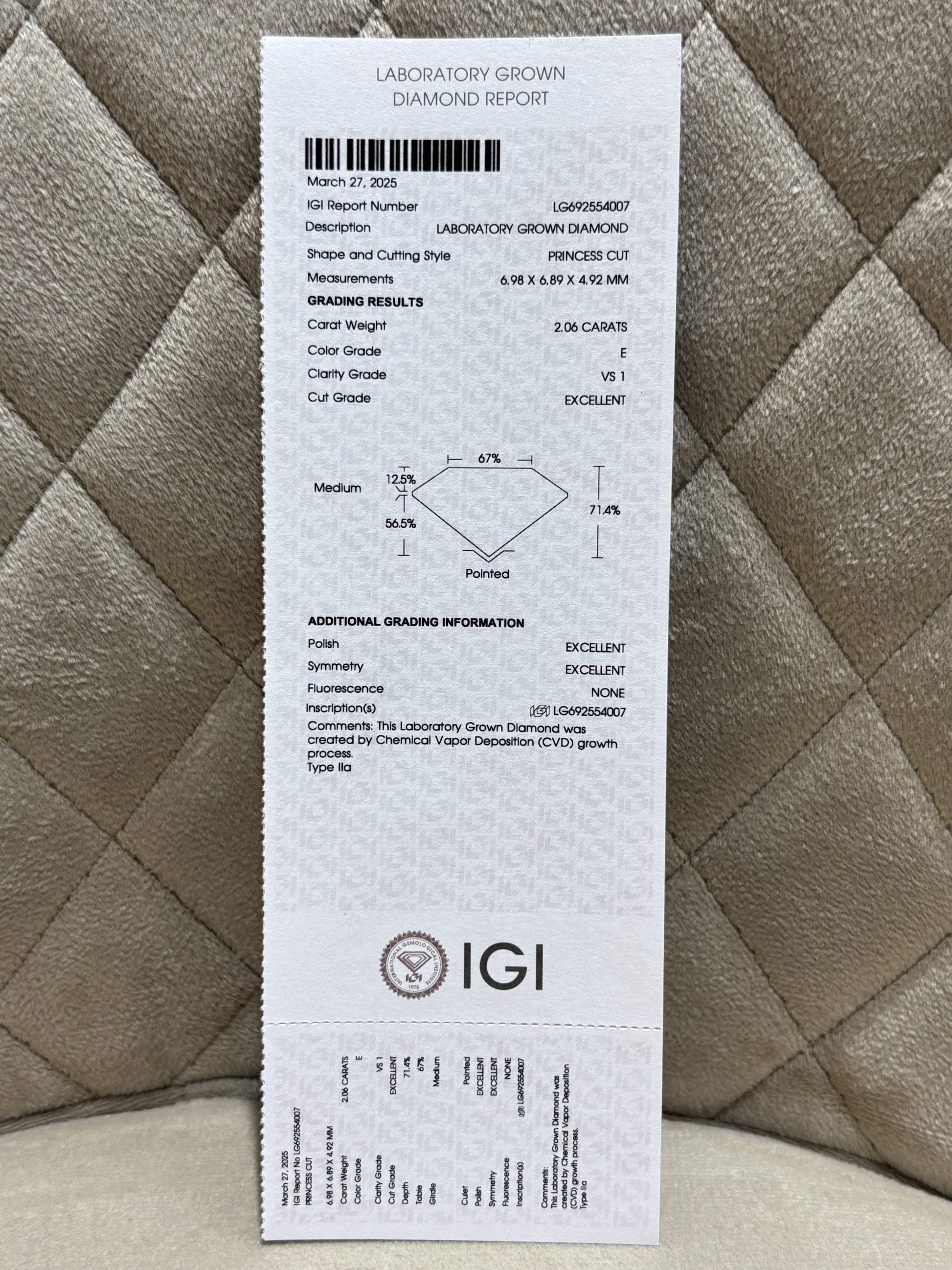 Devika Lab Diamond Earring