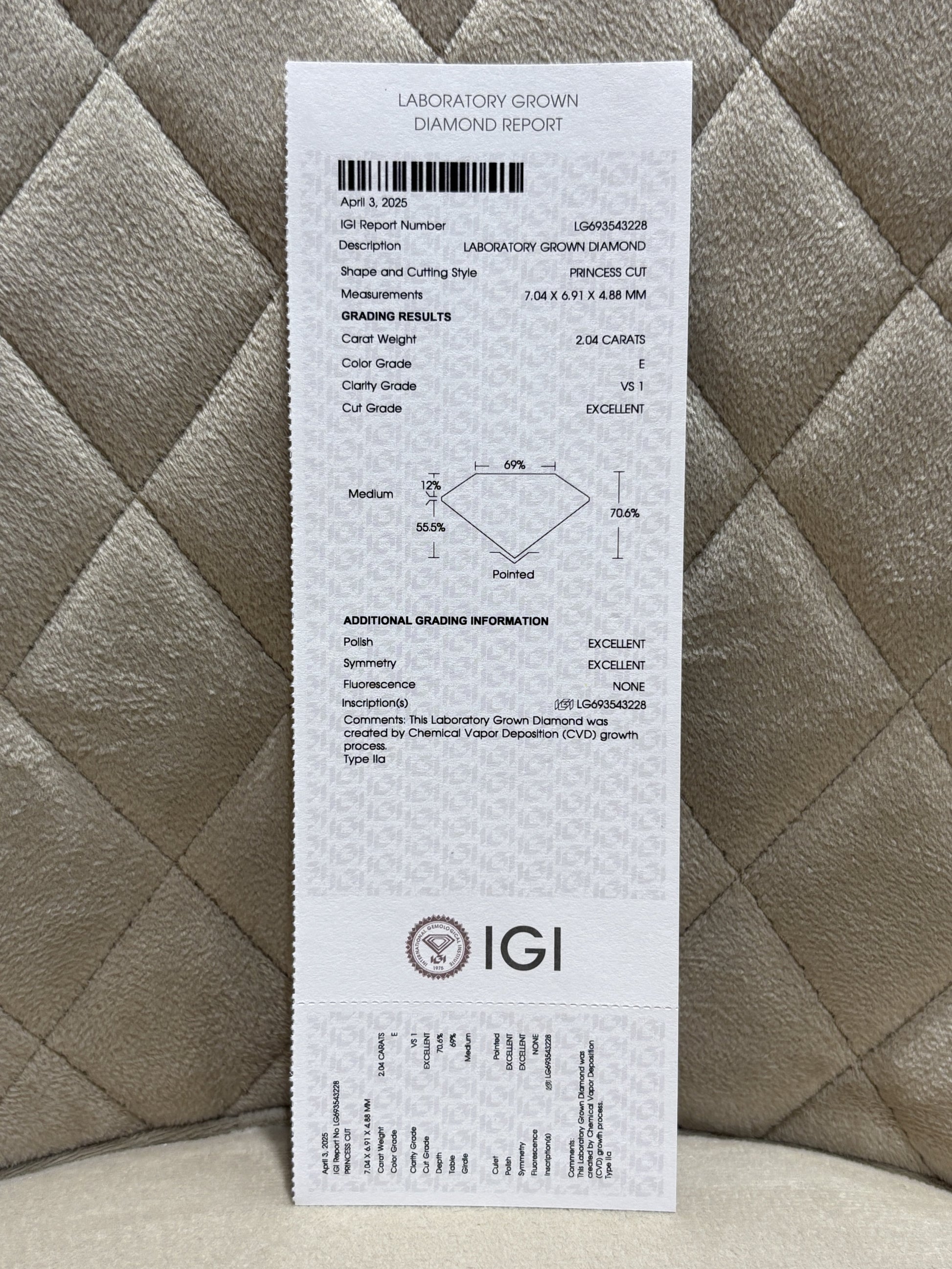 Devika Lab Diamond Earring