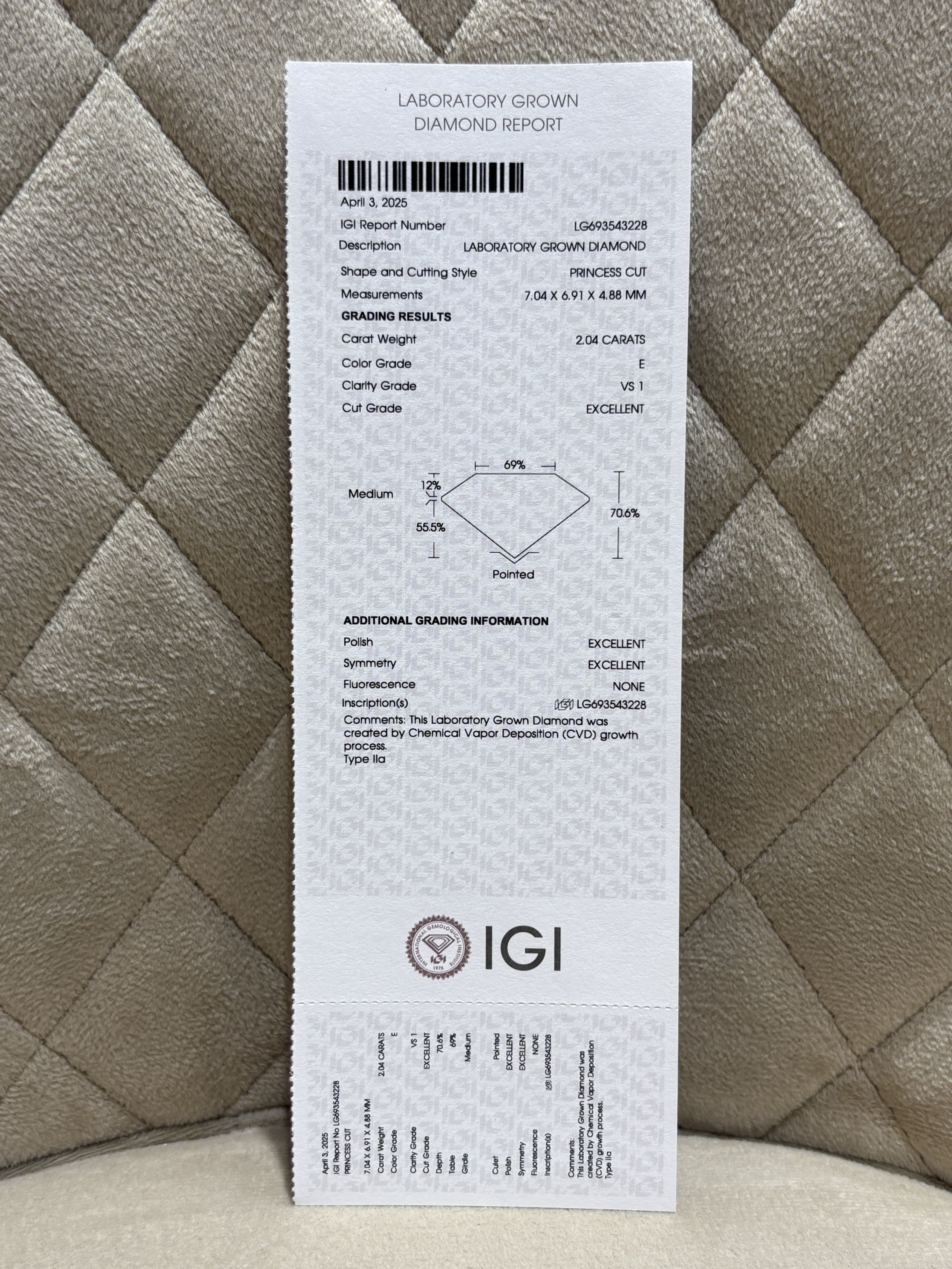 Devika Lab Diamond Earring