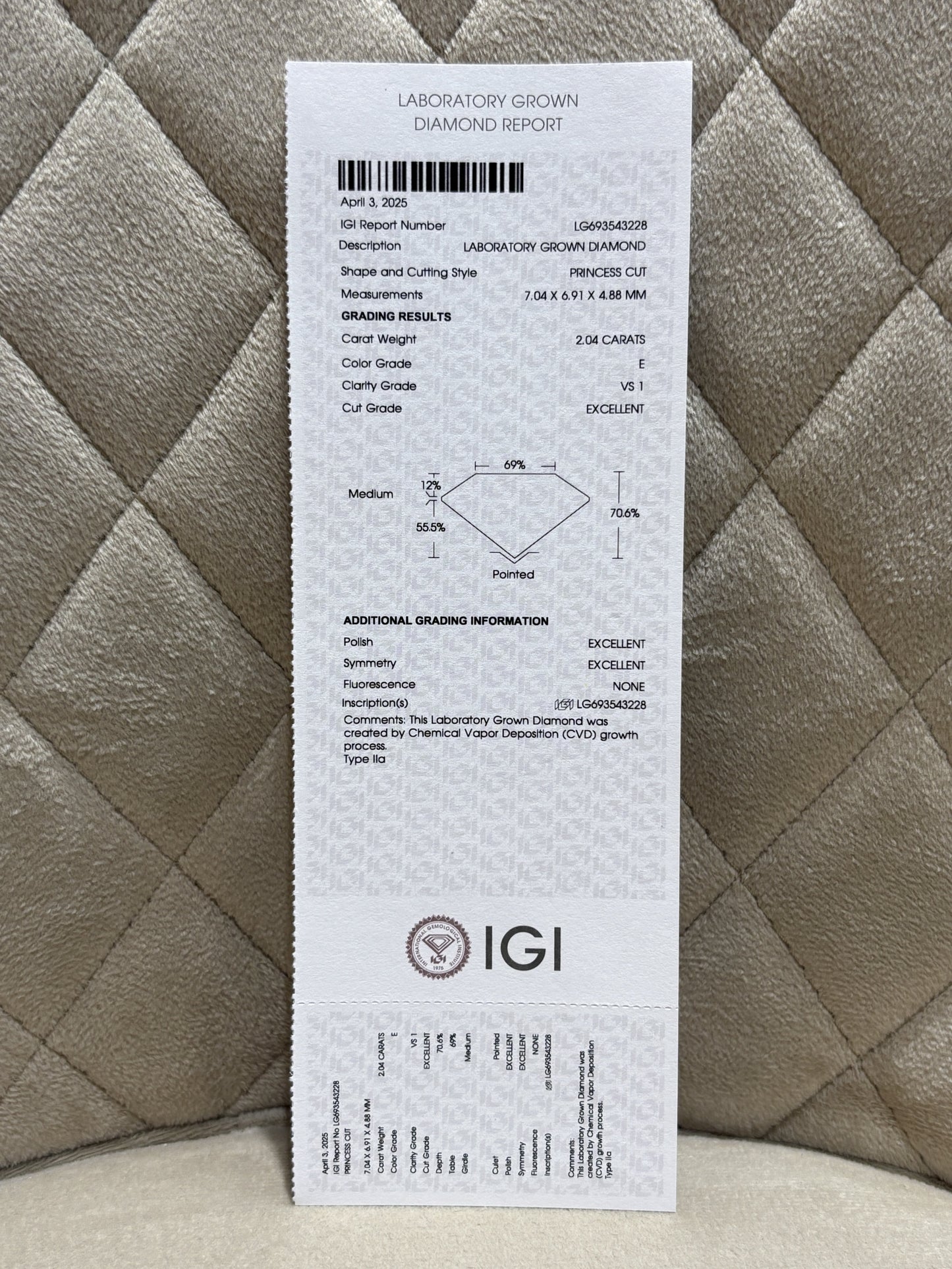 Devika Lab Diamond Earring