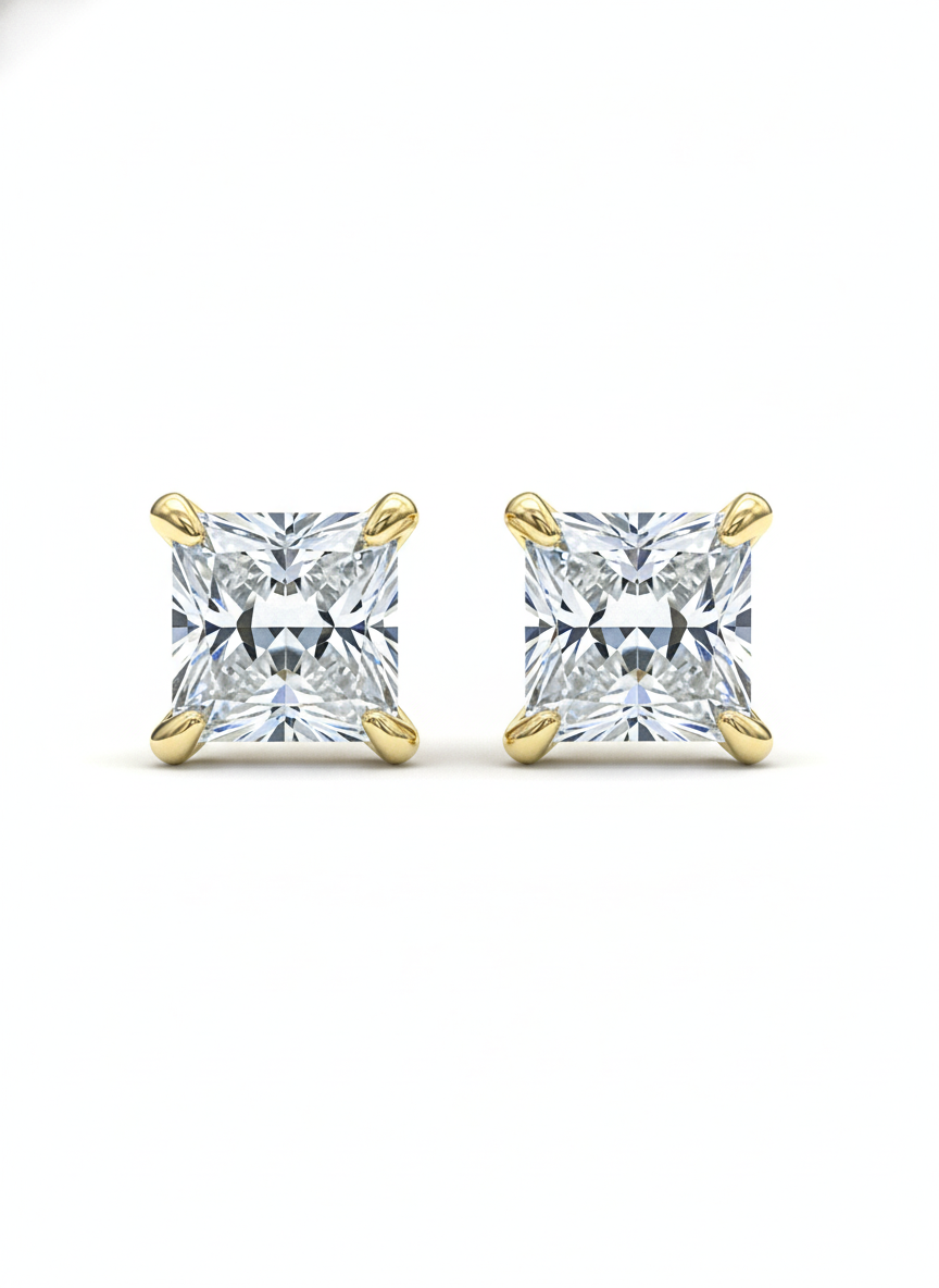 Veil Dangle Lab Diamond Earring