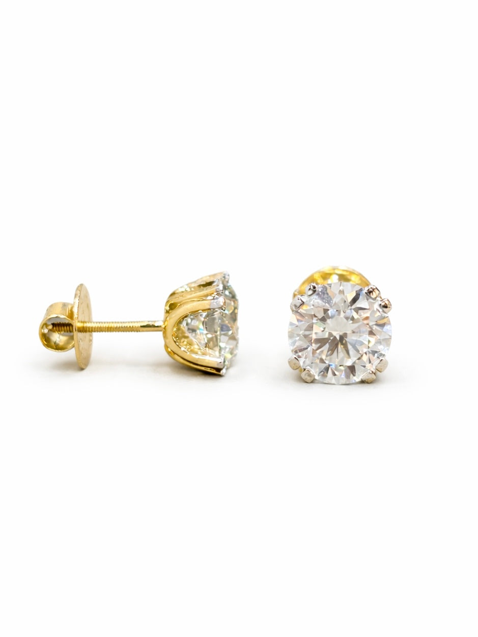 Forge Solitaire Lab Diamond Earring