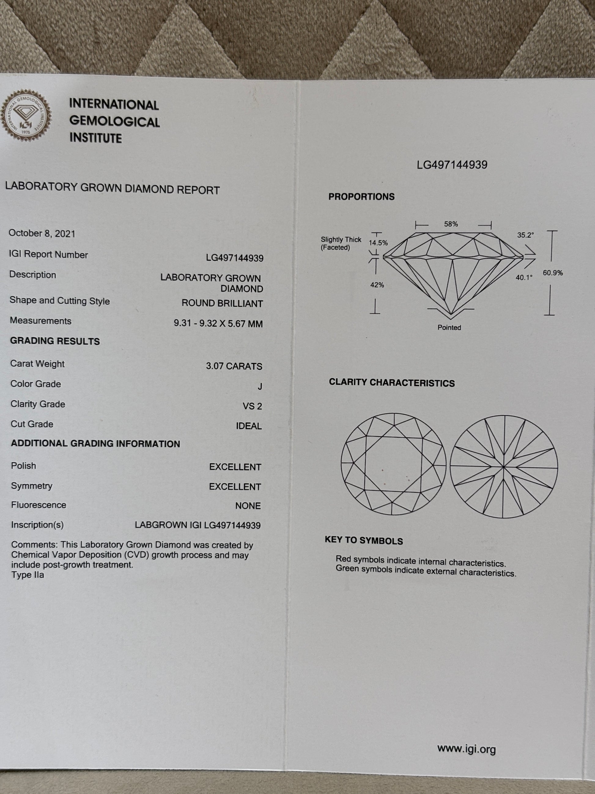 Forge Solitaire Lab Diamond Earring
