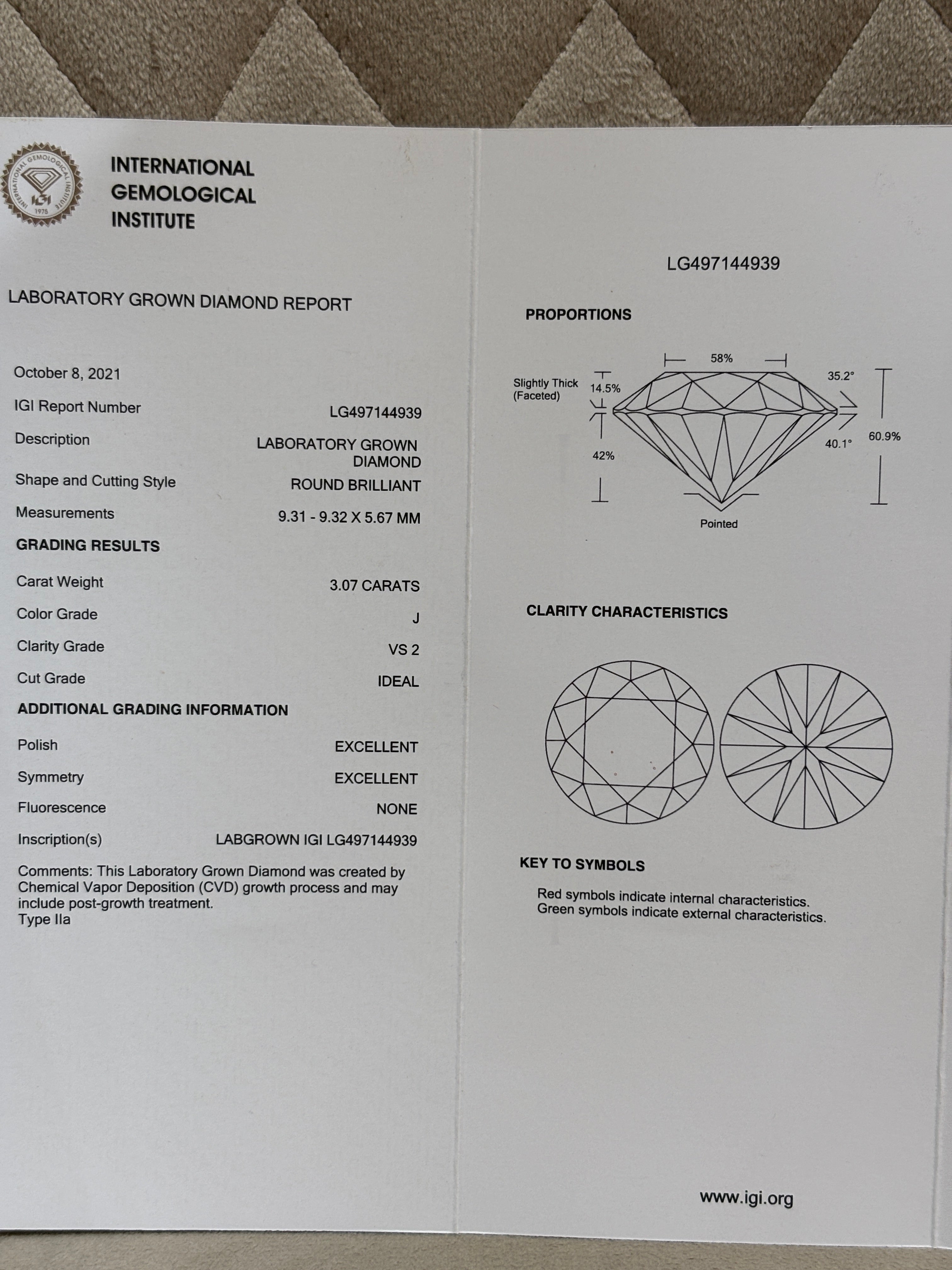 Forge Solitaire Lab Diamond Earring