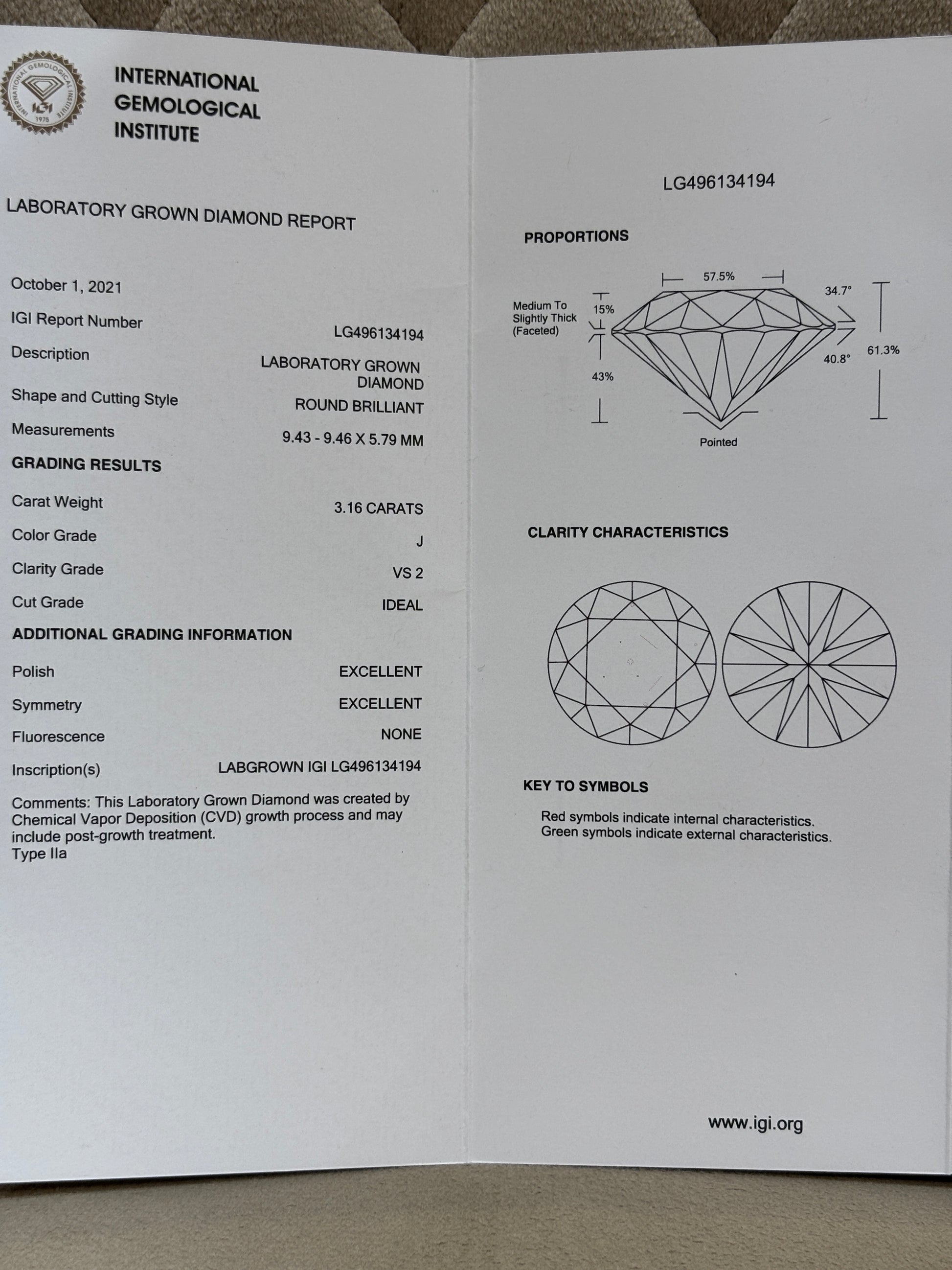 Forge Solitaire Lab Diamond Earring