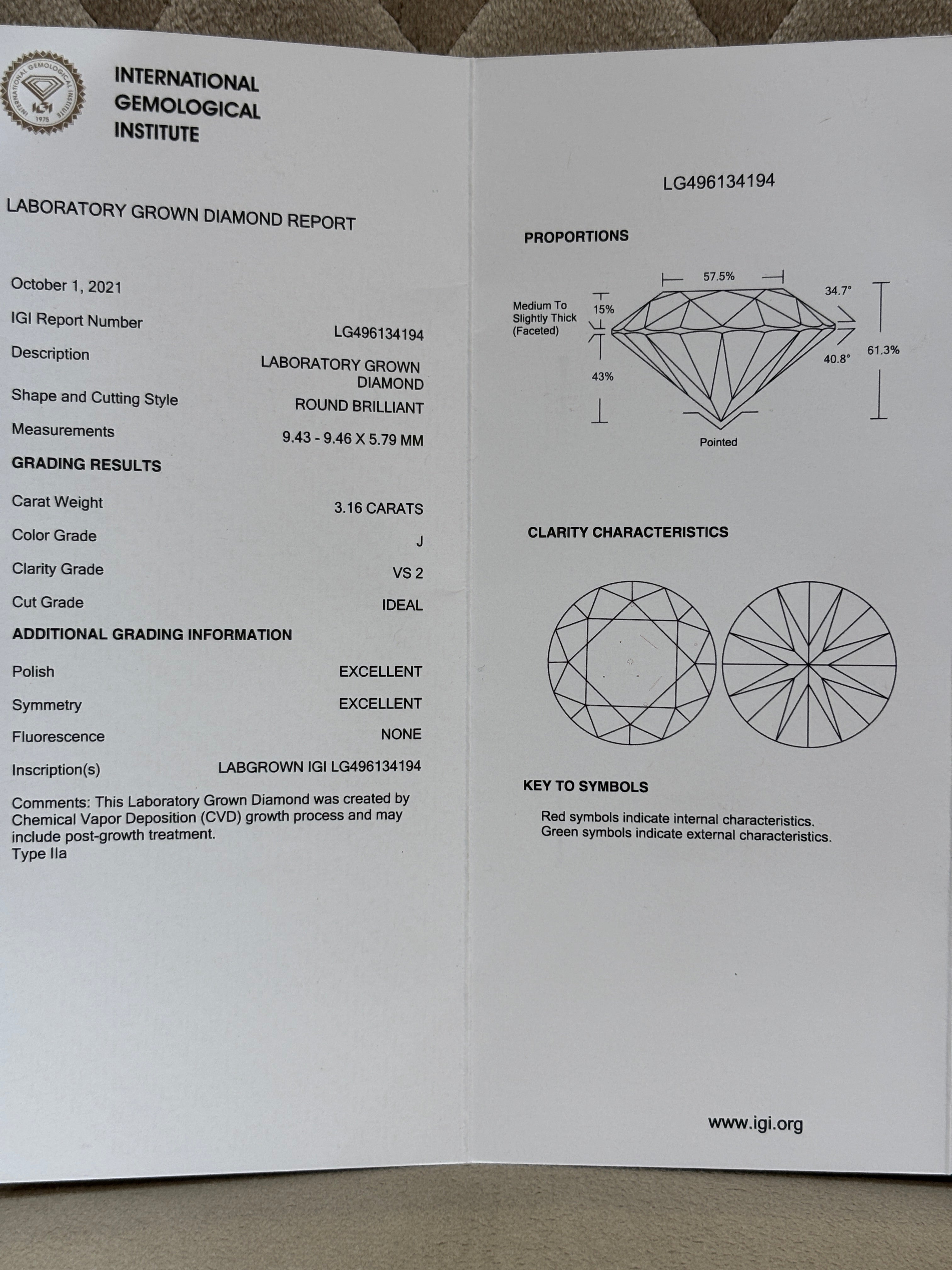 Forge Solitaire Lab Diamond Earring