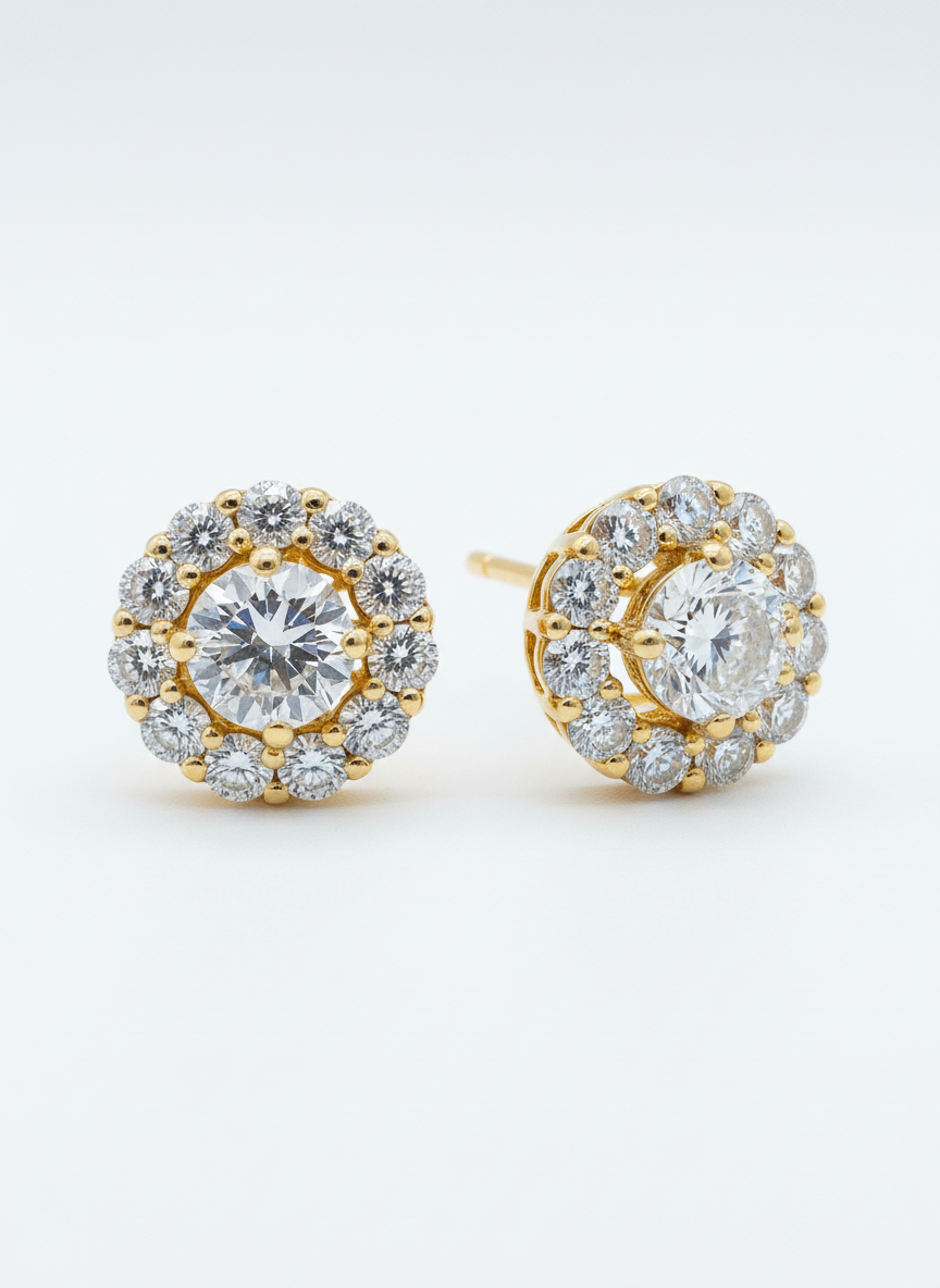 Bloom Cluster Lab Diamond Earring