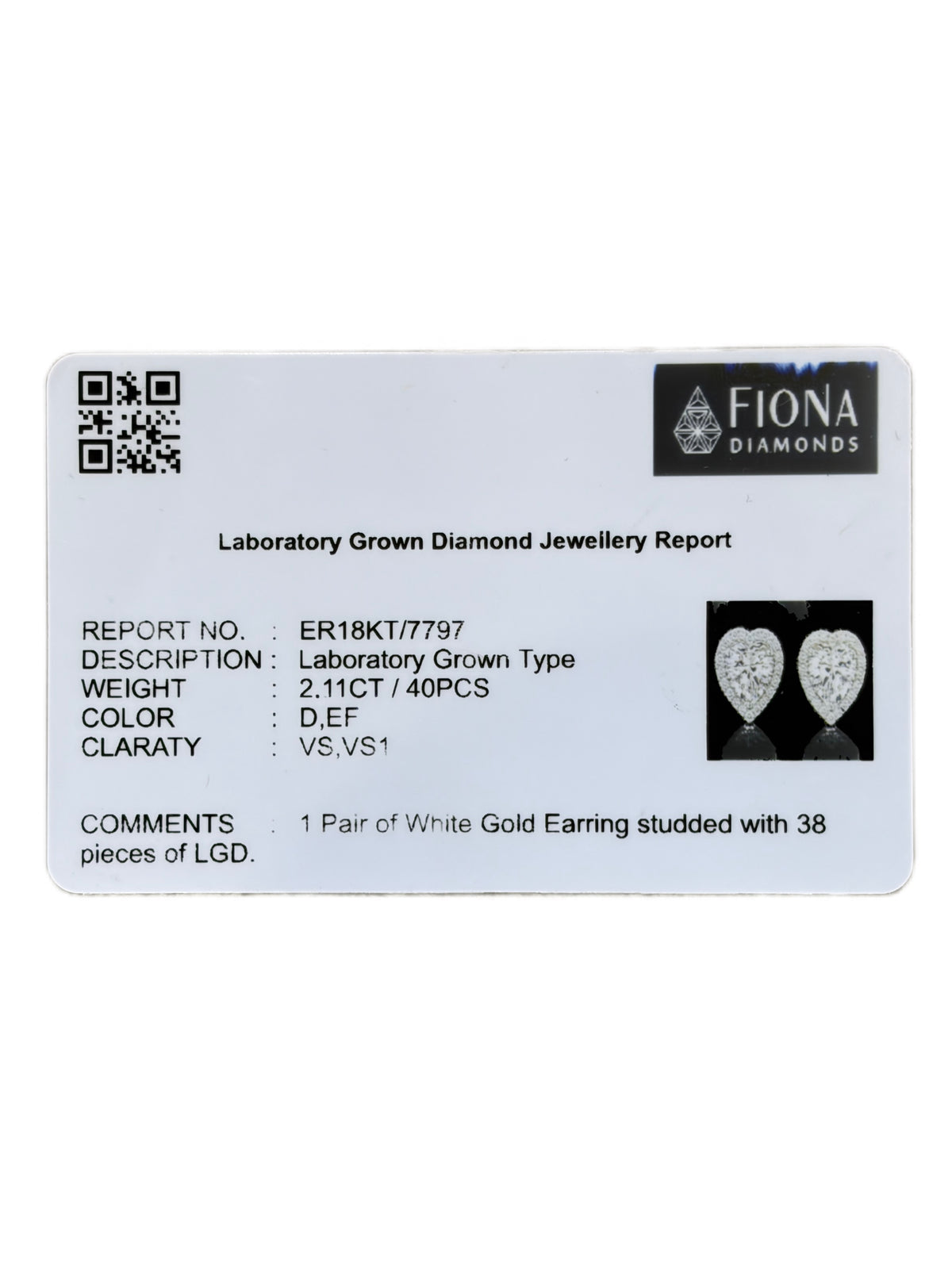 Ina Arc Lab Moissanite Earrings