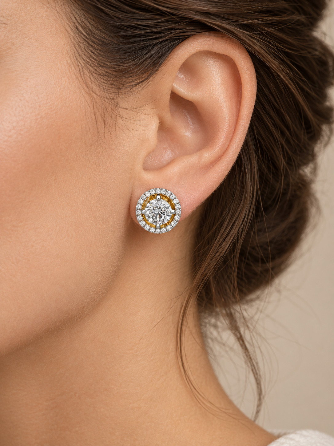 Thyvel Solreth Lab Grown Diamond Earring