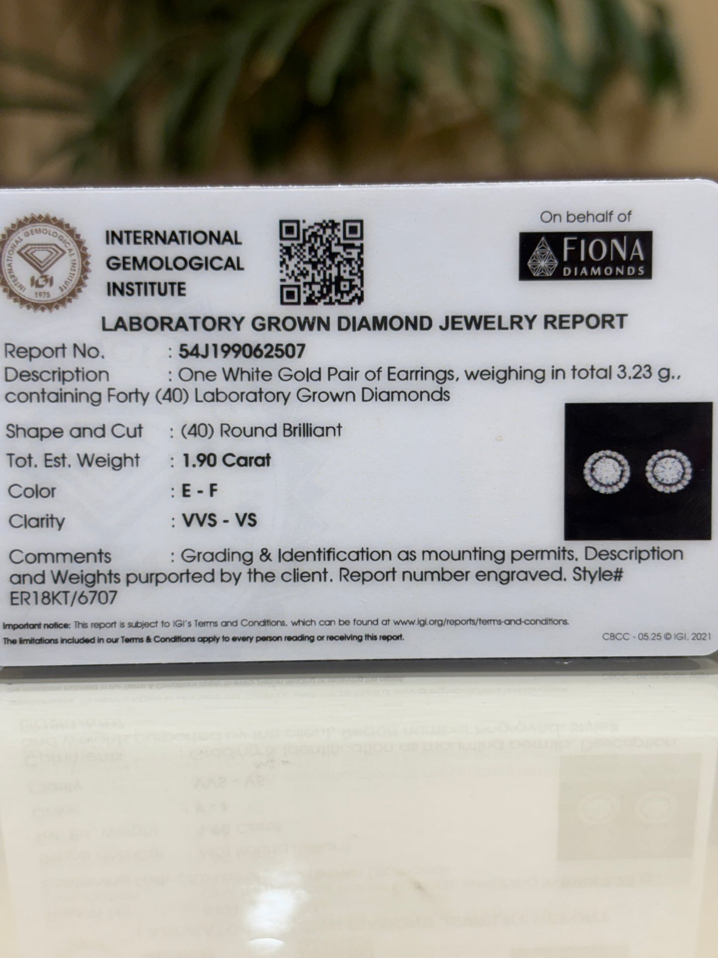 Golden Hour Lab Diamond Earring - Fiona Diamonds - Fiona Diamonds