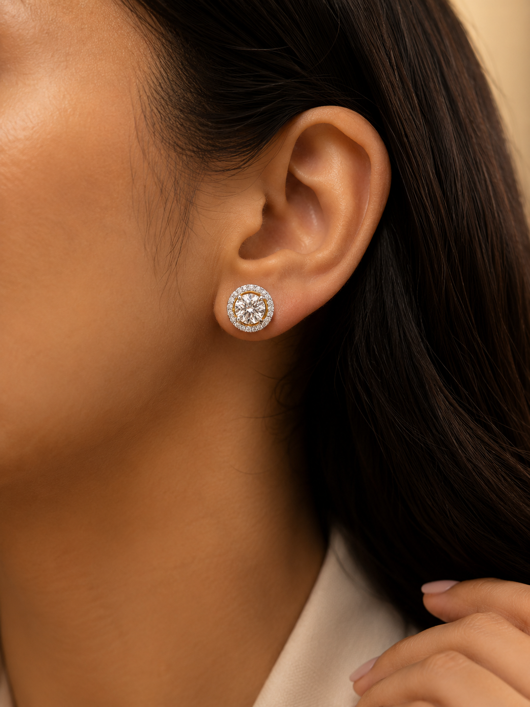 Seraphiel Lab Diamond Earring