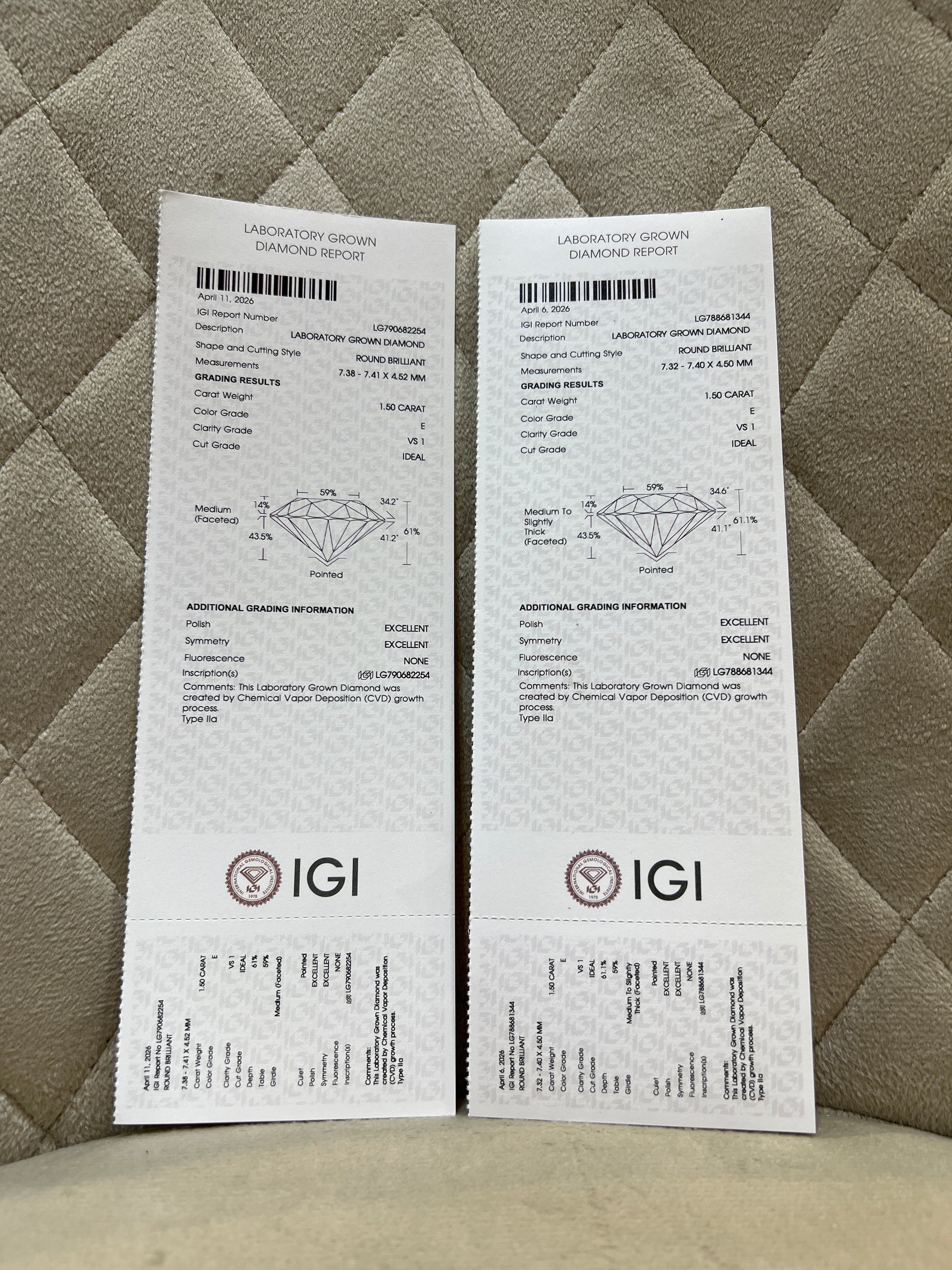 Seraphiel Lab Diamond Earring